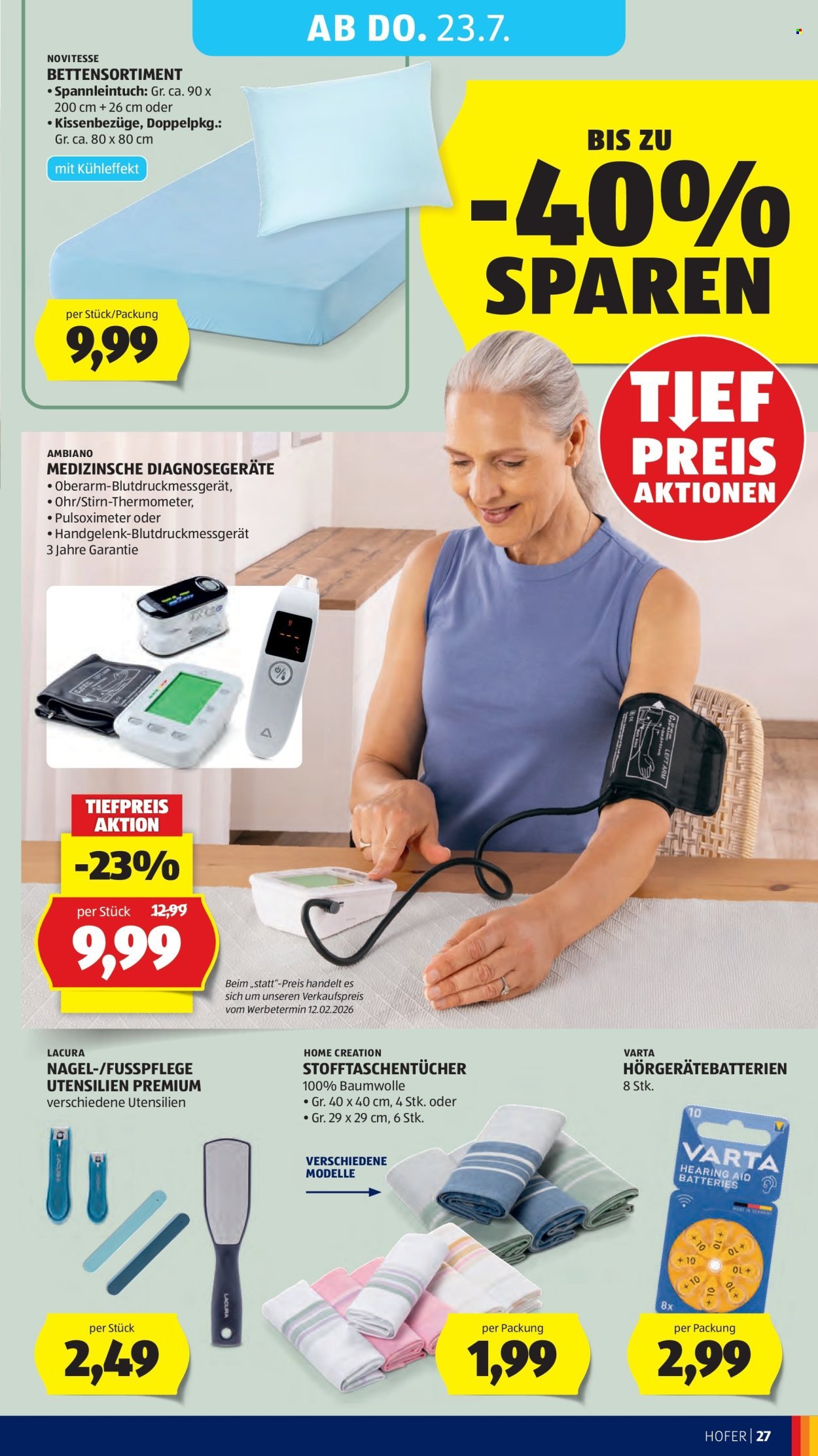 HOFER Flugblatt - Ab Freitag, 17.7.2026