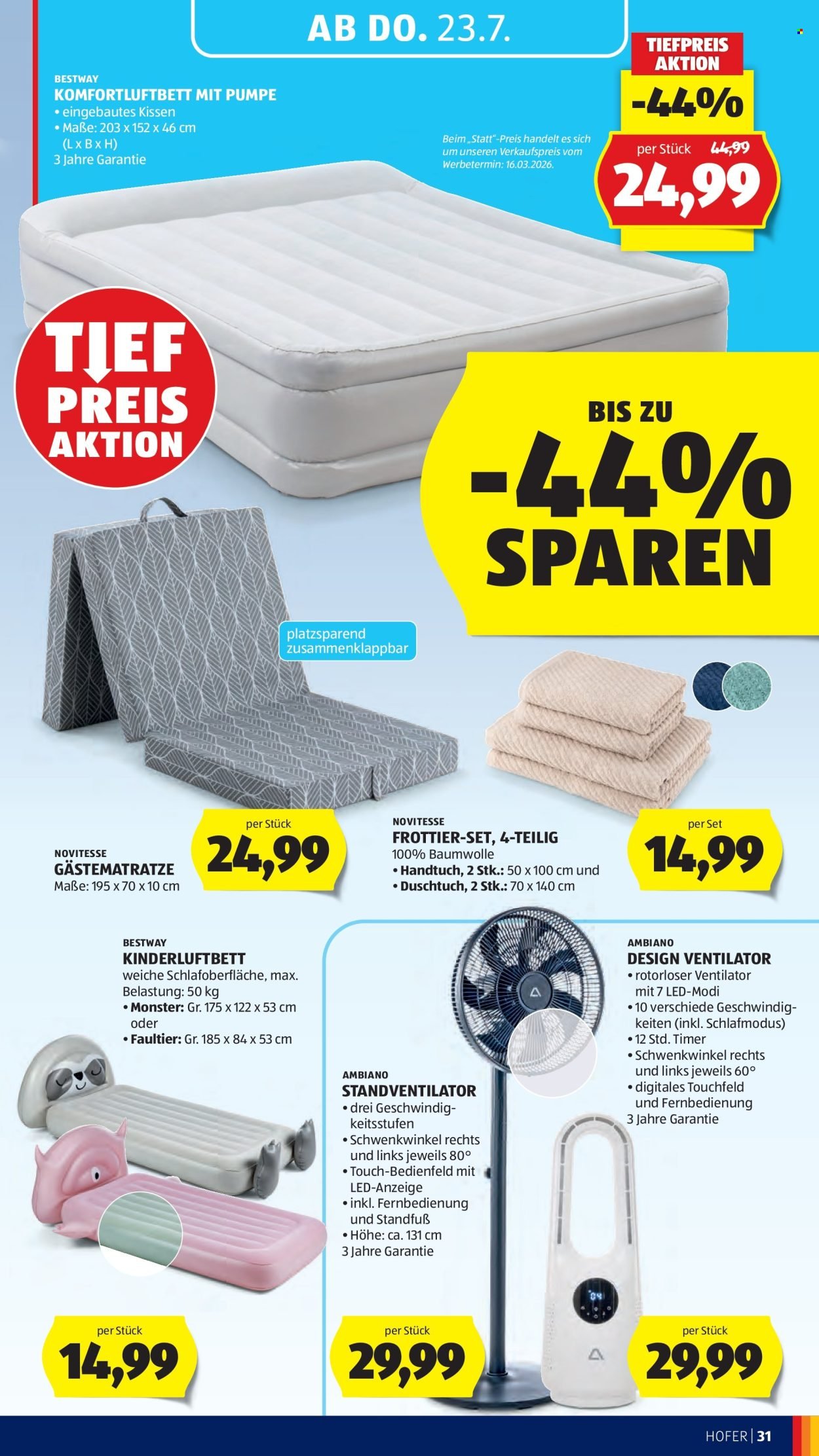 HOFER Flugblatt - Ab Freitag, 17.7.2026