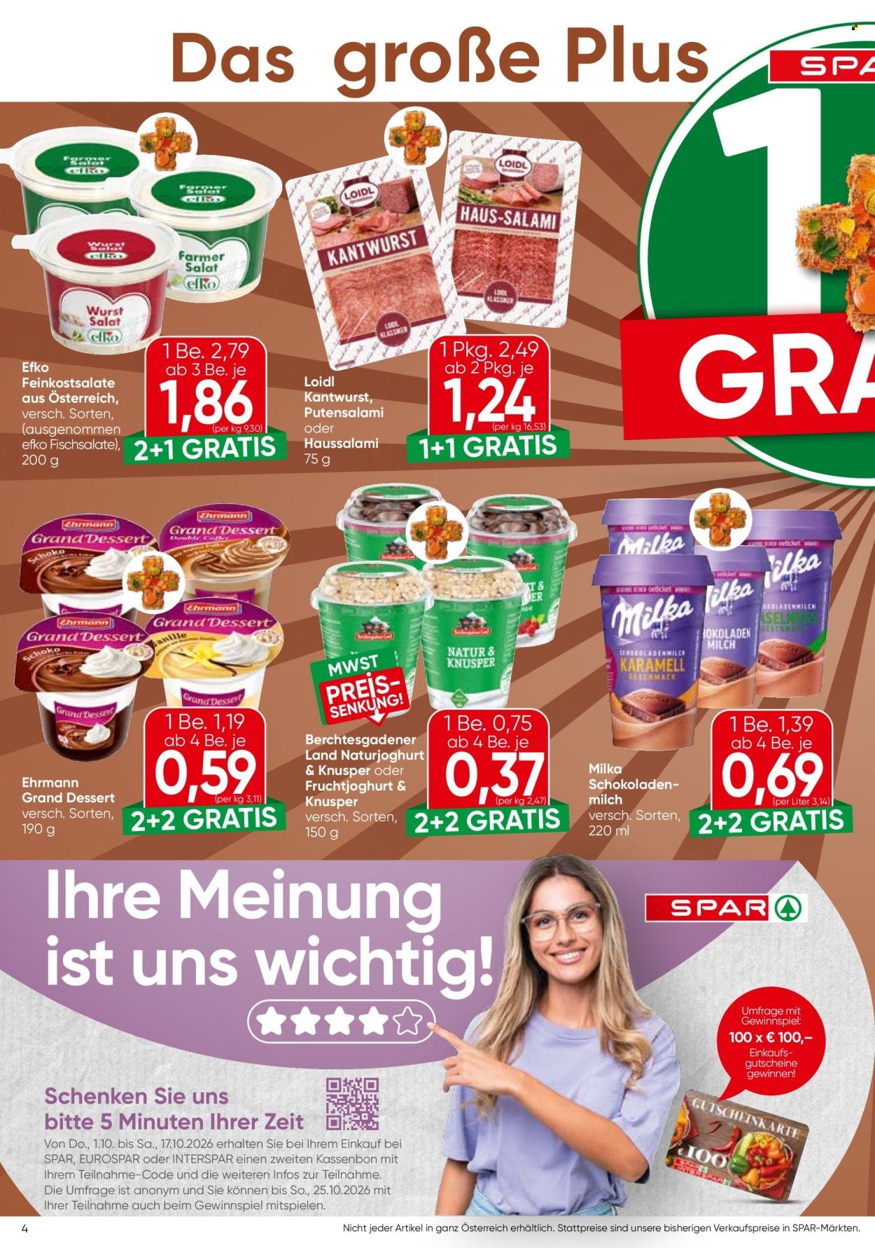 EUROSPAR Flugblatt - Ab Donnerstag, 8.10.2026