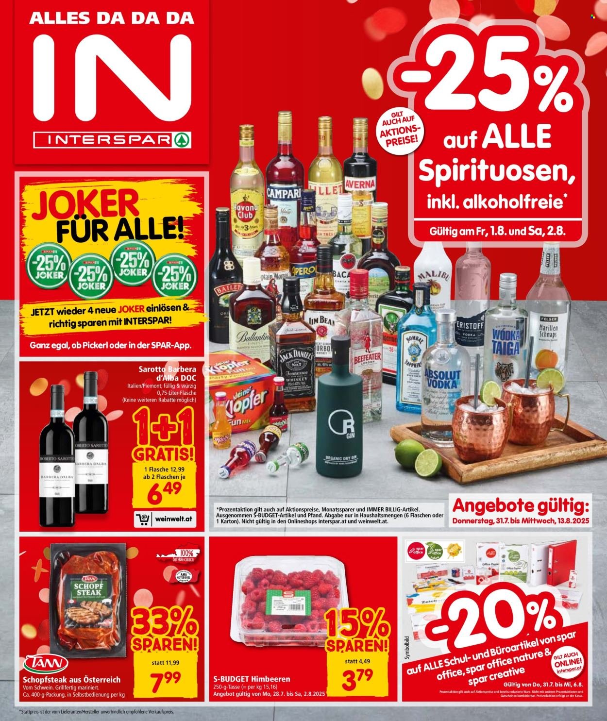 INTERSPAR Flugblatt - KW 31 - Wien (2025-07-31 - 2025-08-13) | 1