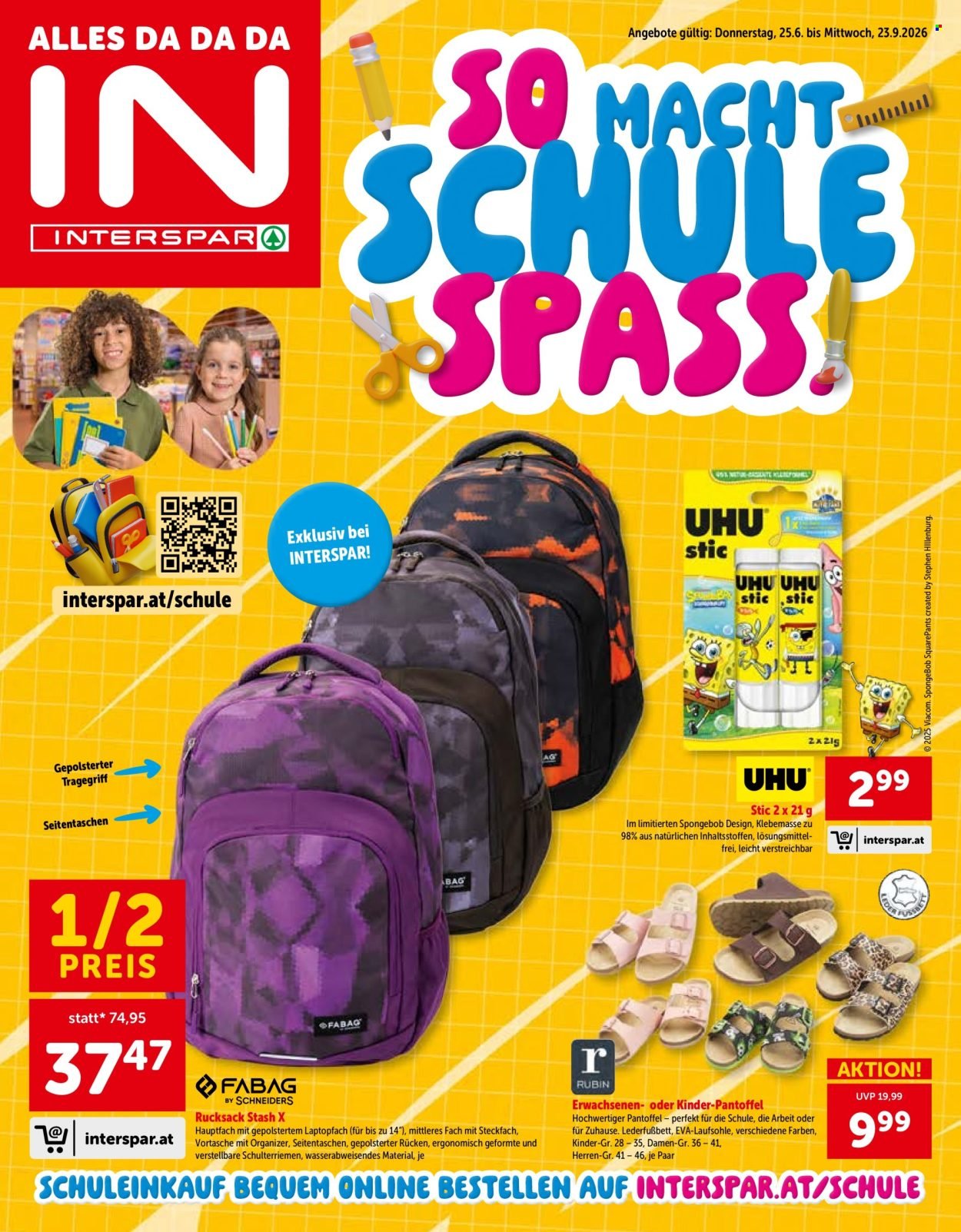 INTERSPAR Flugblatt - Online-Sonderfolder Schule