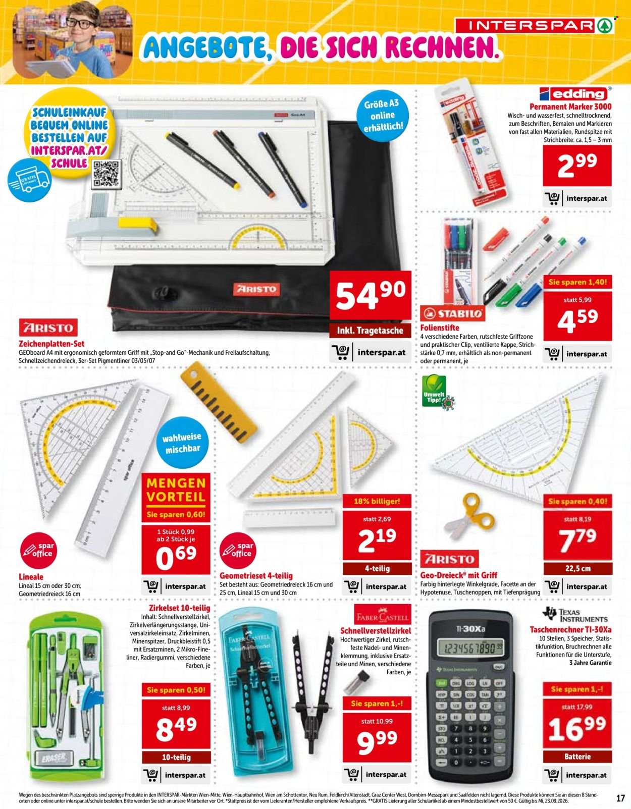 INTERSPAR Flugblatt - Online-Sonderfolder Schule