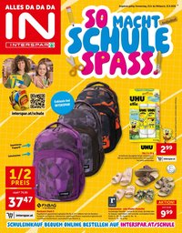 INTERSPAR Flugblatt - Online-Sonderfolder Schule