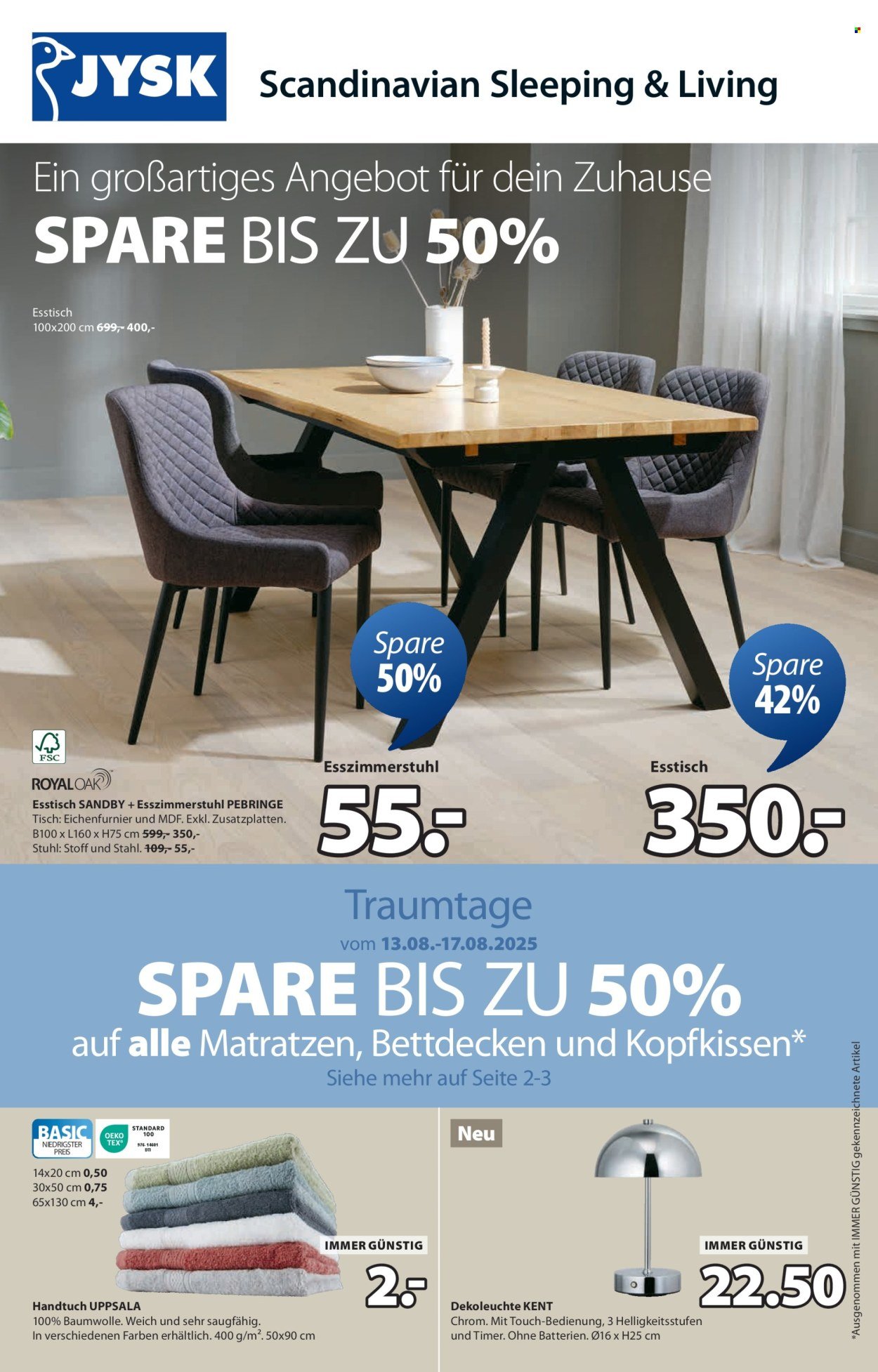 JYSK Flugblatt - Großartige Angebote (2025-08-13 - 2025-09-23) | 1