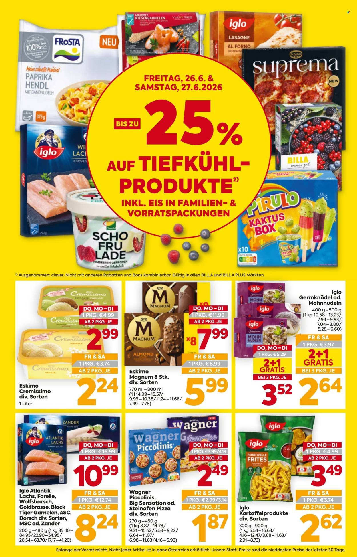 BILLA Flugblatt - Ab Donnerstag, 25.6.2026