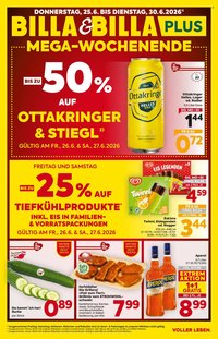 BILLA Flugblatt - Ab Donnerstag, 25.6.2026