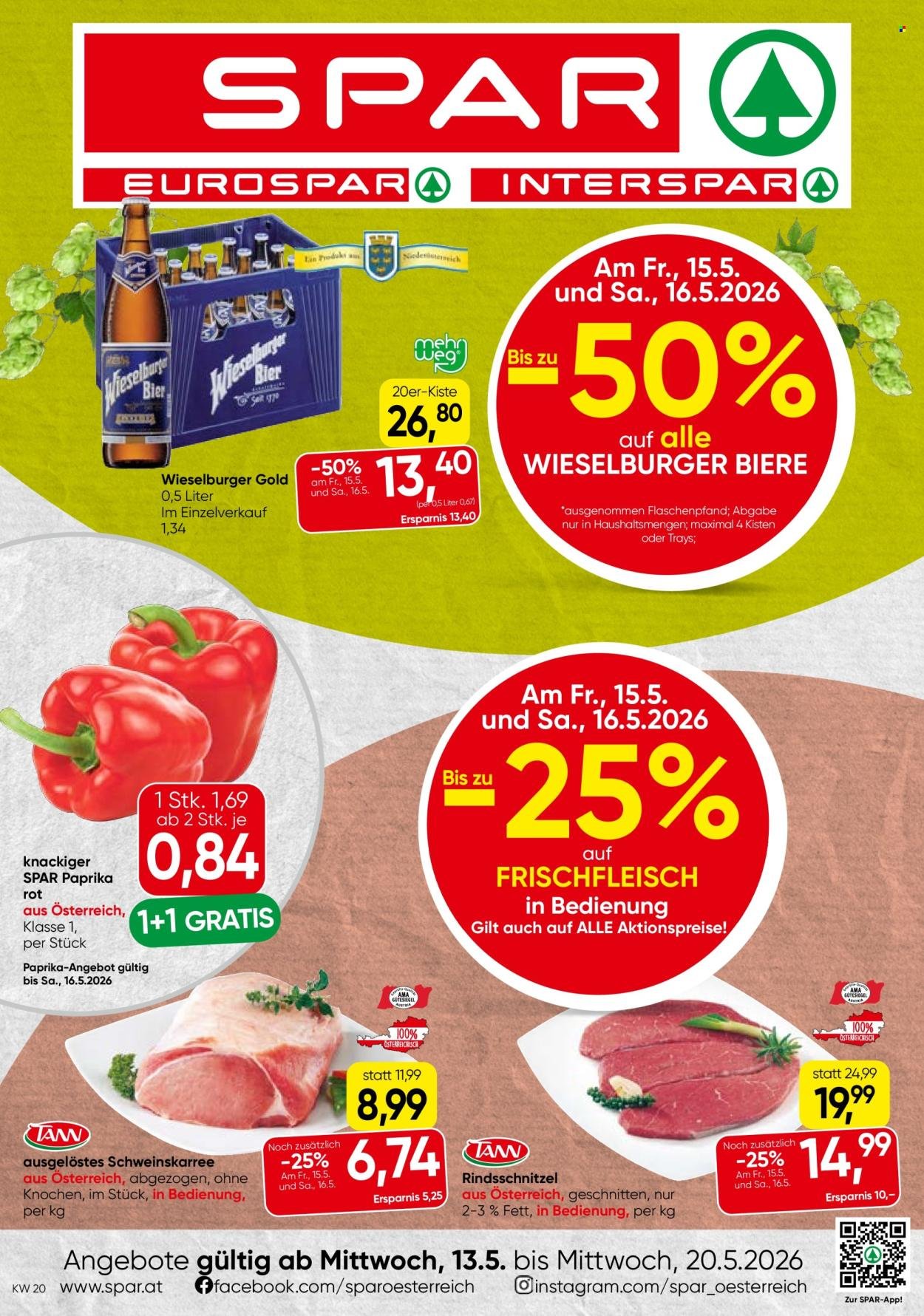 SPAR Flugblatt - Ab Mittwoch, 13.5.2026