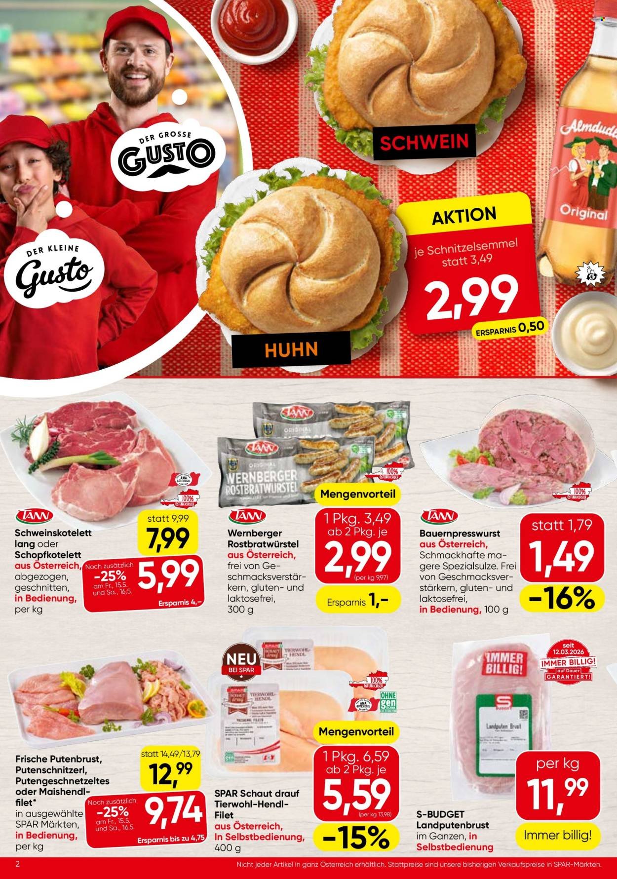 SPAR Flugblatt - Ab Mittwoch, 13.5.2026
