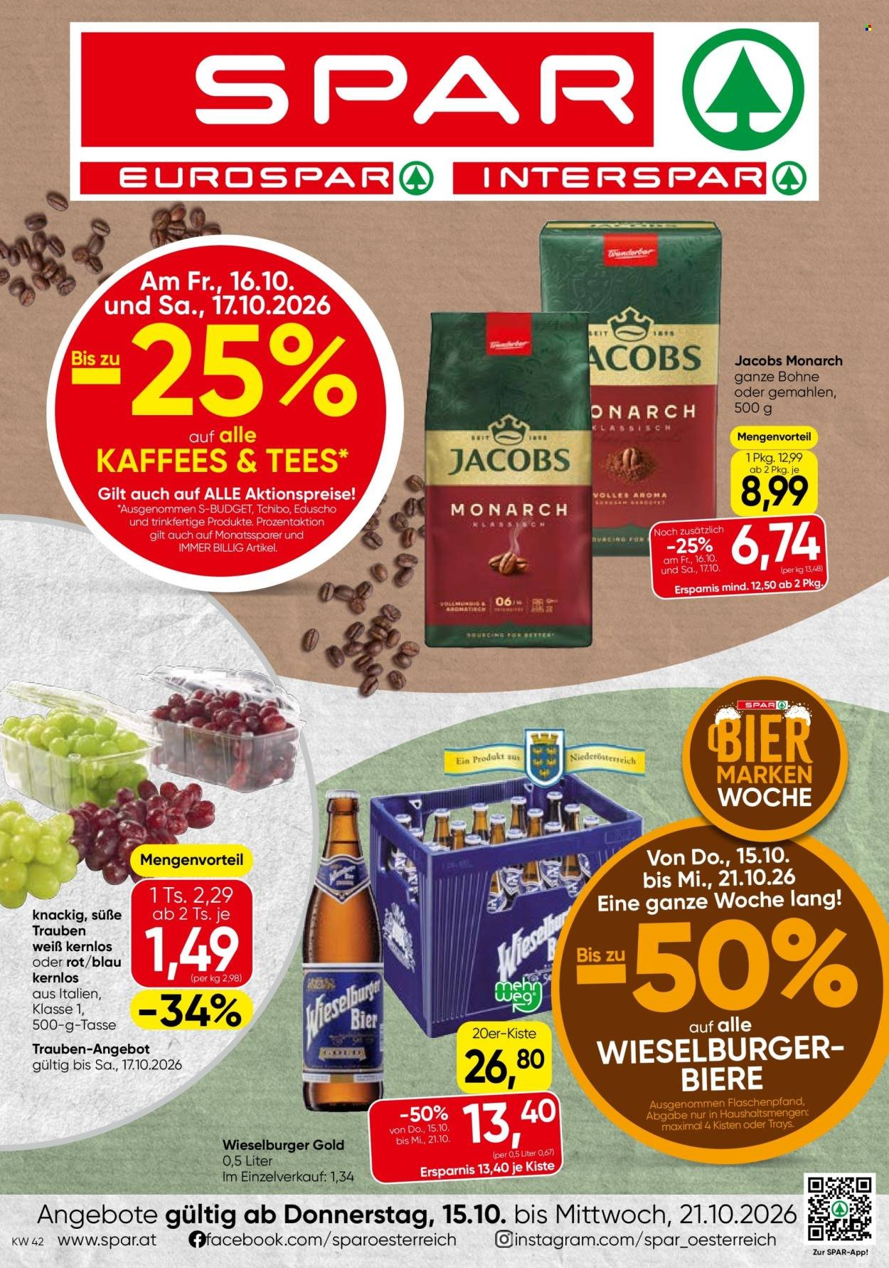 INTERSPAR Flugblatt - Ab Donnerstag, 15.10.2026