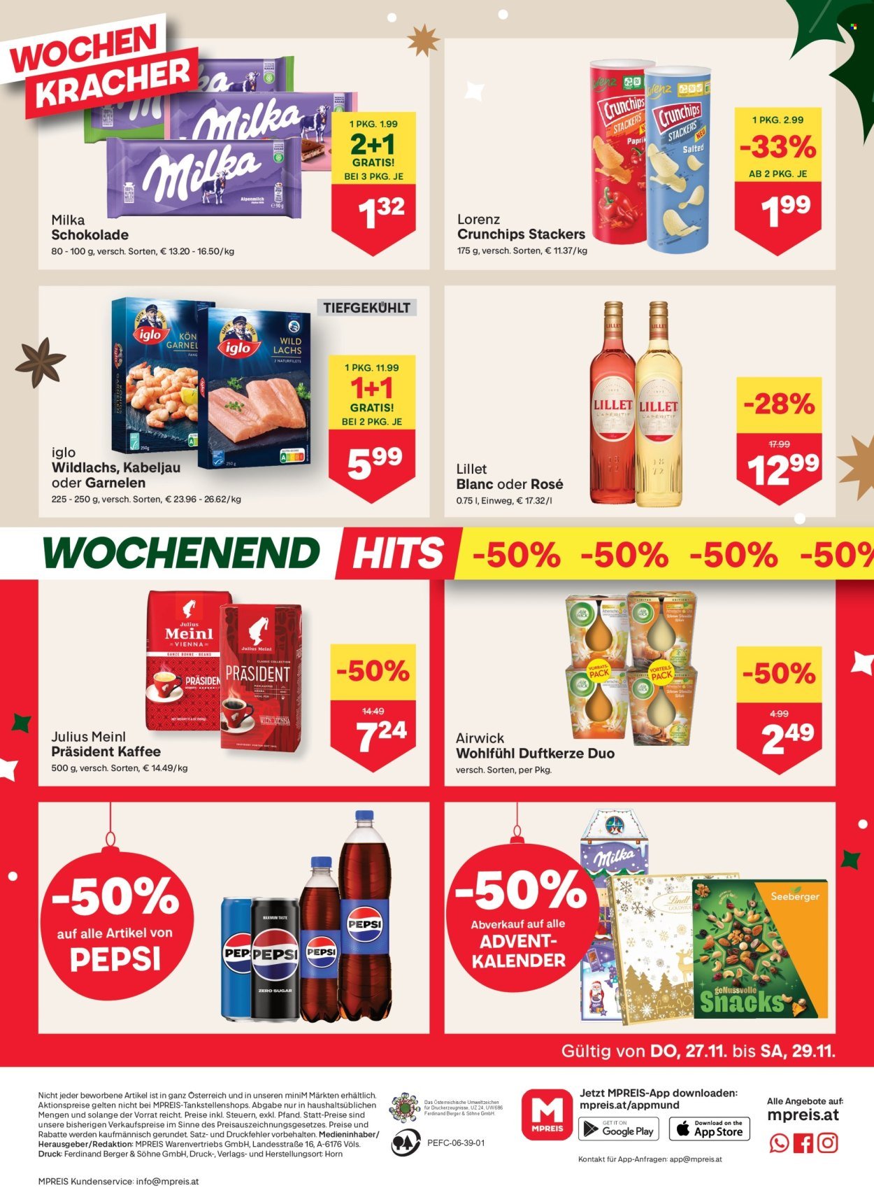 MPREIS Flugblatt - Ab Donnerstag, 27.11.2025 (2025-11-27 - 2025-12-03)