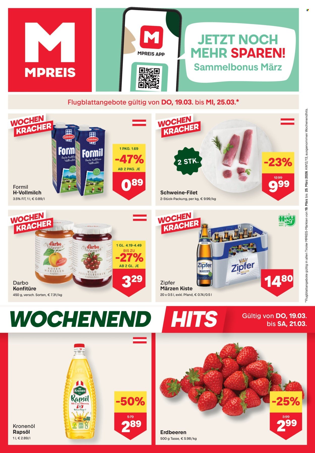 MPREIS Flugblatt - Ab Donnerstag, 19.3.2026