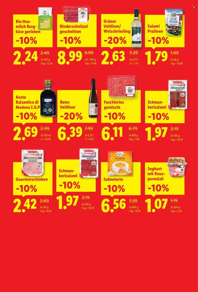 LIDL Flugblatt - MwSt geschenkt