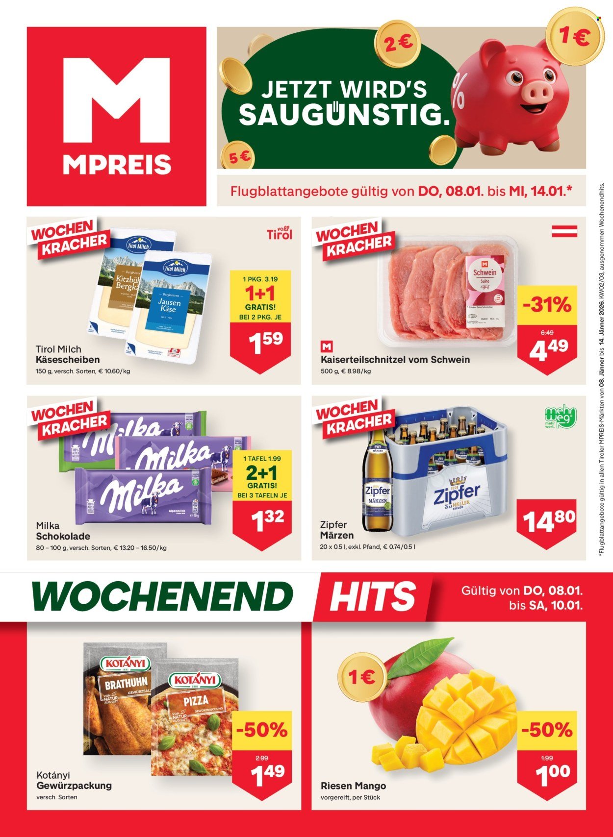 MPREIS Flugblatt - Ab Donnerstag, 8.1.2026