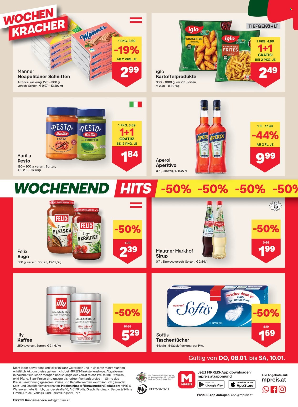 MPREIS Flugblatt - Ab Donnerstag, 8.1.2026