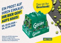 METRO Flugblatt - Zugabeaktion Gösser Märzen