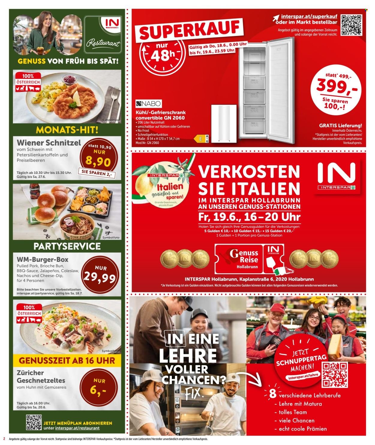 INTERSPAR Flugblatt - Ab Donnerstag, 18.6.2026