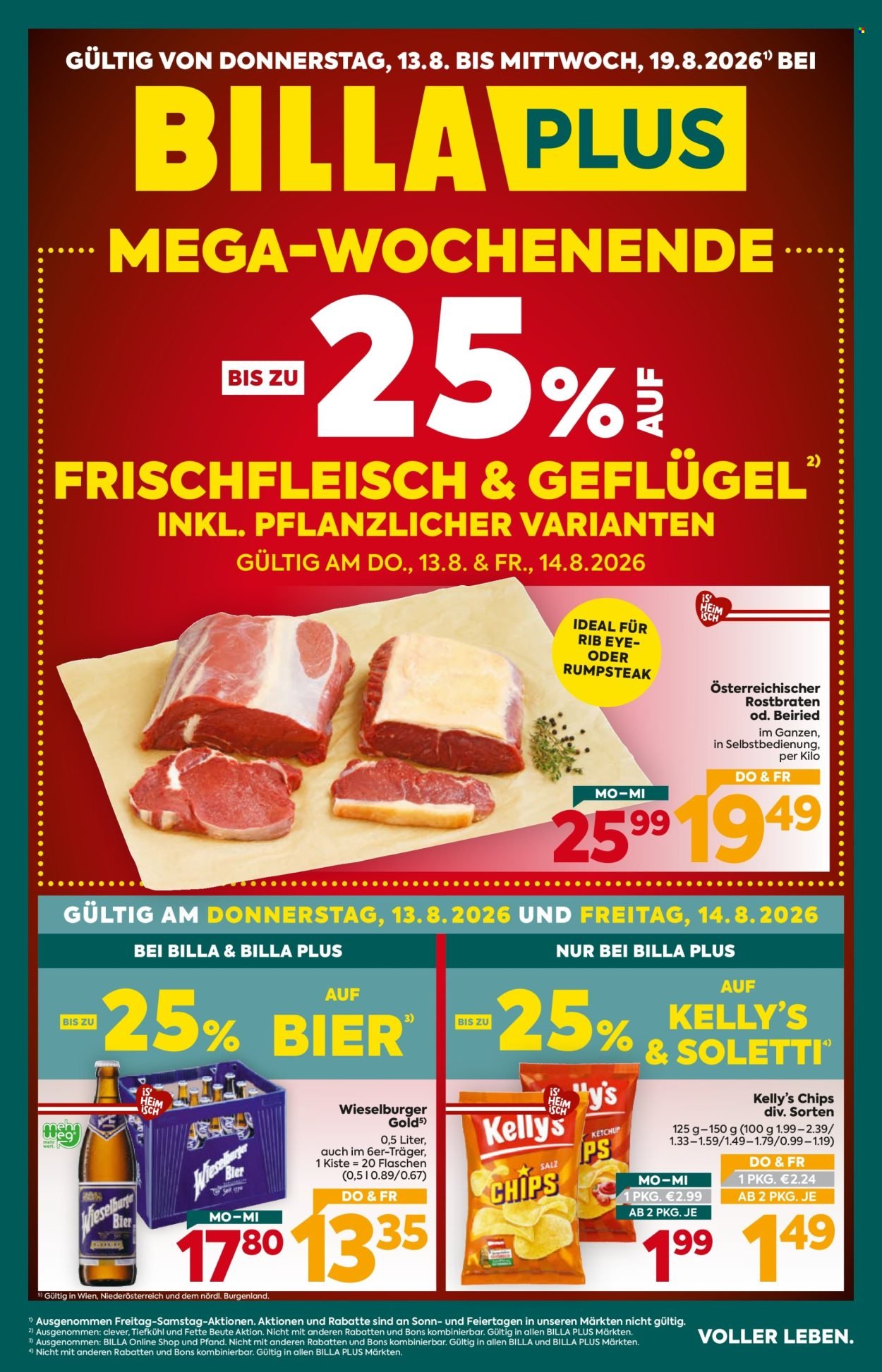 BILLA PLUS Flugblatt - Ab Donnerstag, 13.8.2026
