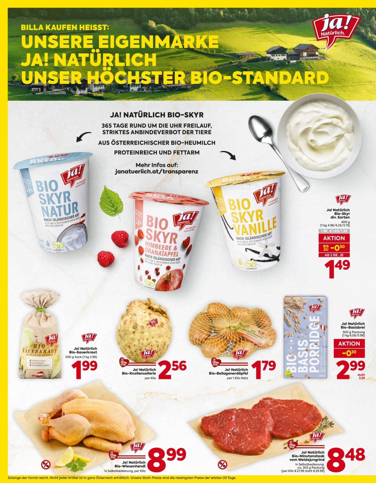 BILLA Flugblatt - Ab Donnerstag, 1.10.2026