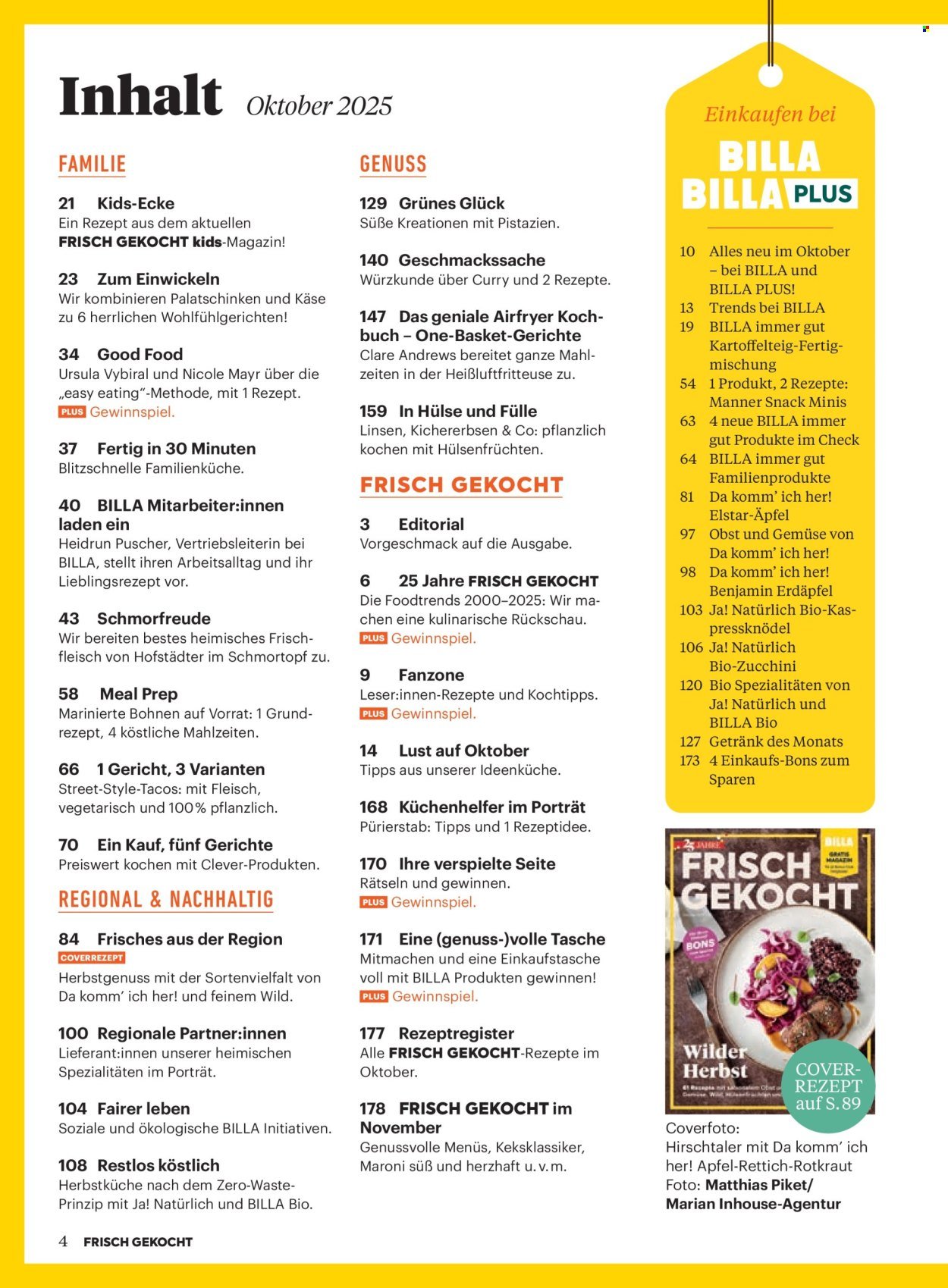 BILLA Flugblatt - Oktober 2025 (2025-09-30)