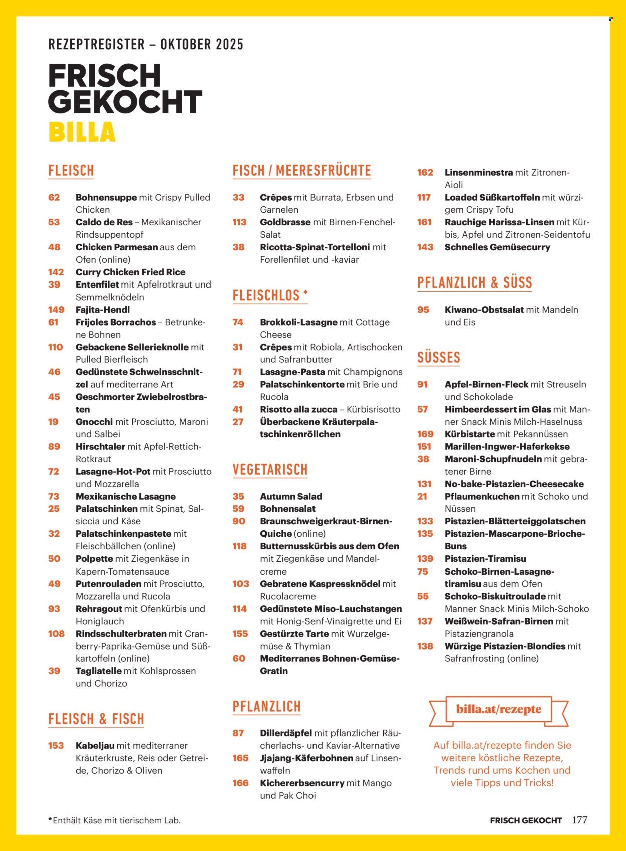 BILLA Flugblatt - Oktober 2025 (2025-09-30)