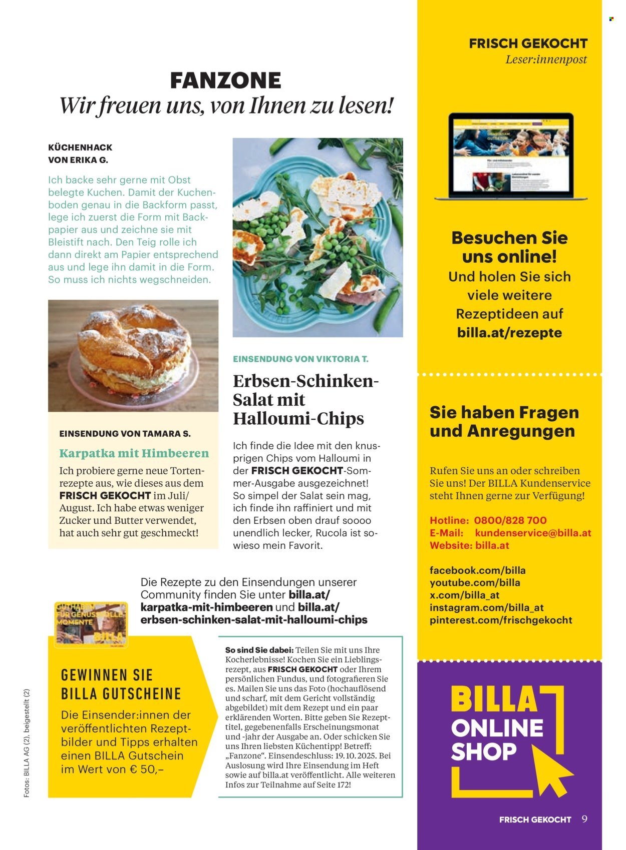 BILLA Flugblatt - Oktober 2025 (2025-09-30)