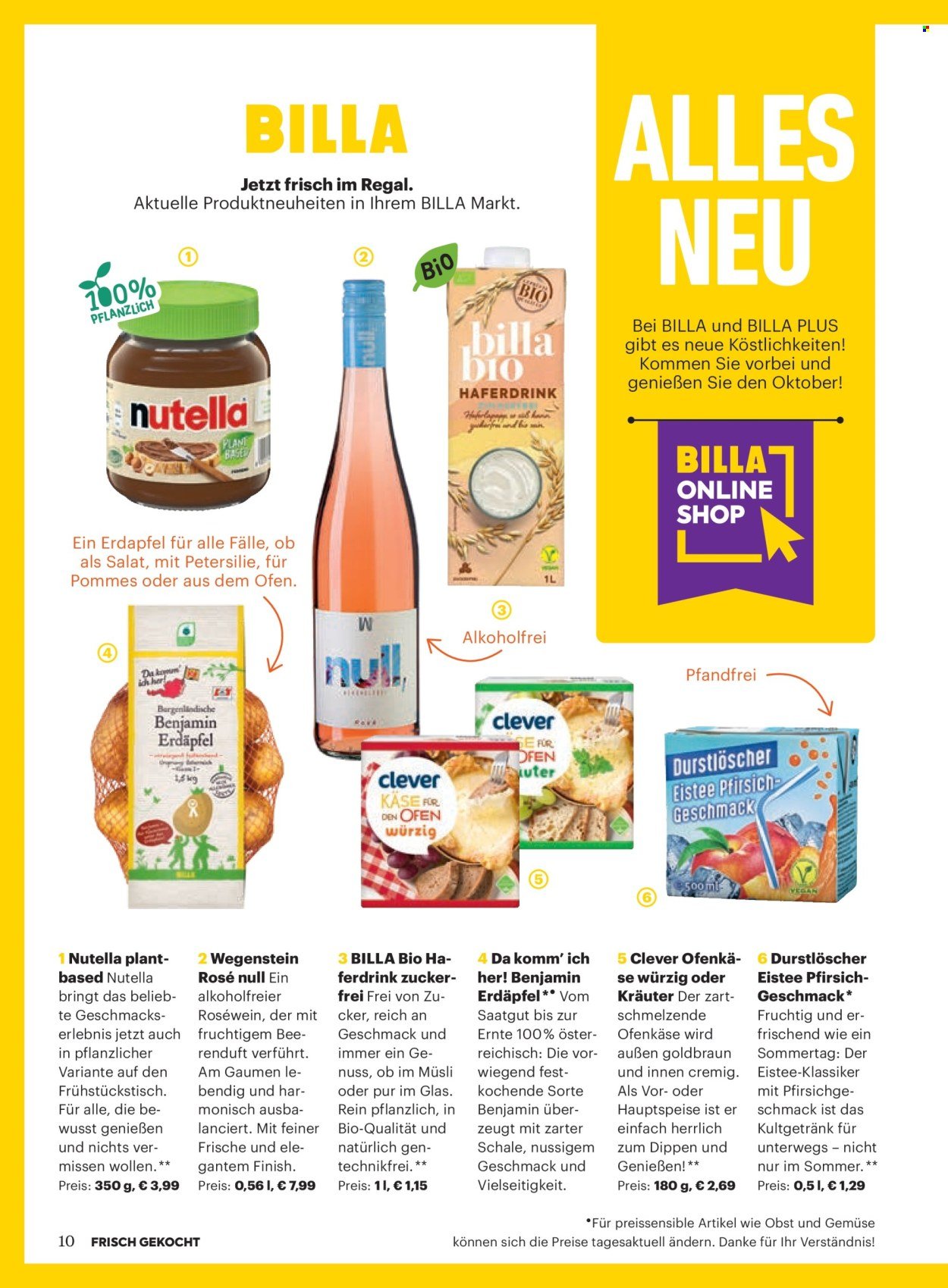 BILLA Flugblatt - Oktober 2025 (2025-09-30)
