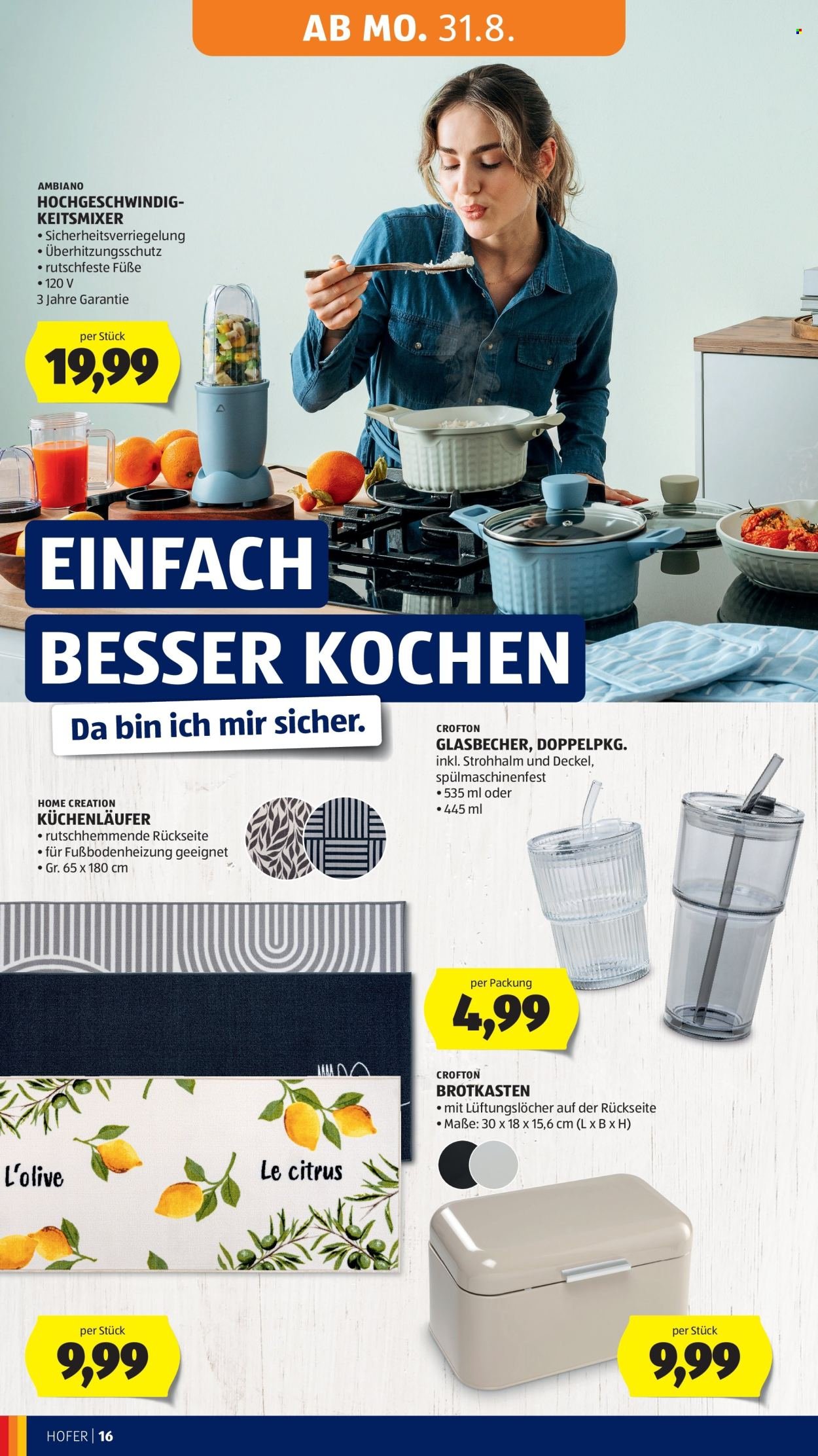 HOFER Flugblatt - Ab Freitag, 28.8.2026