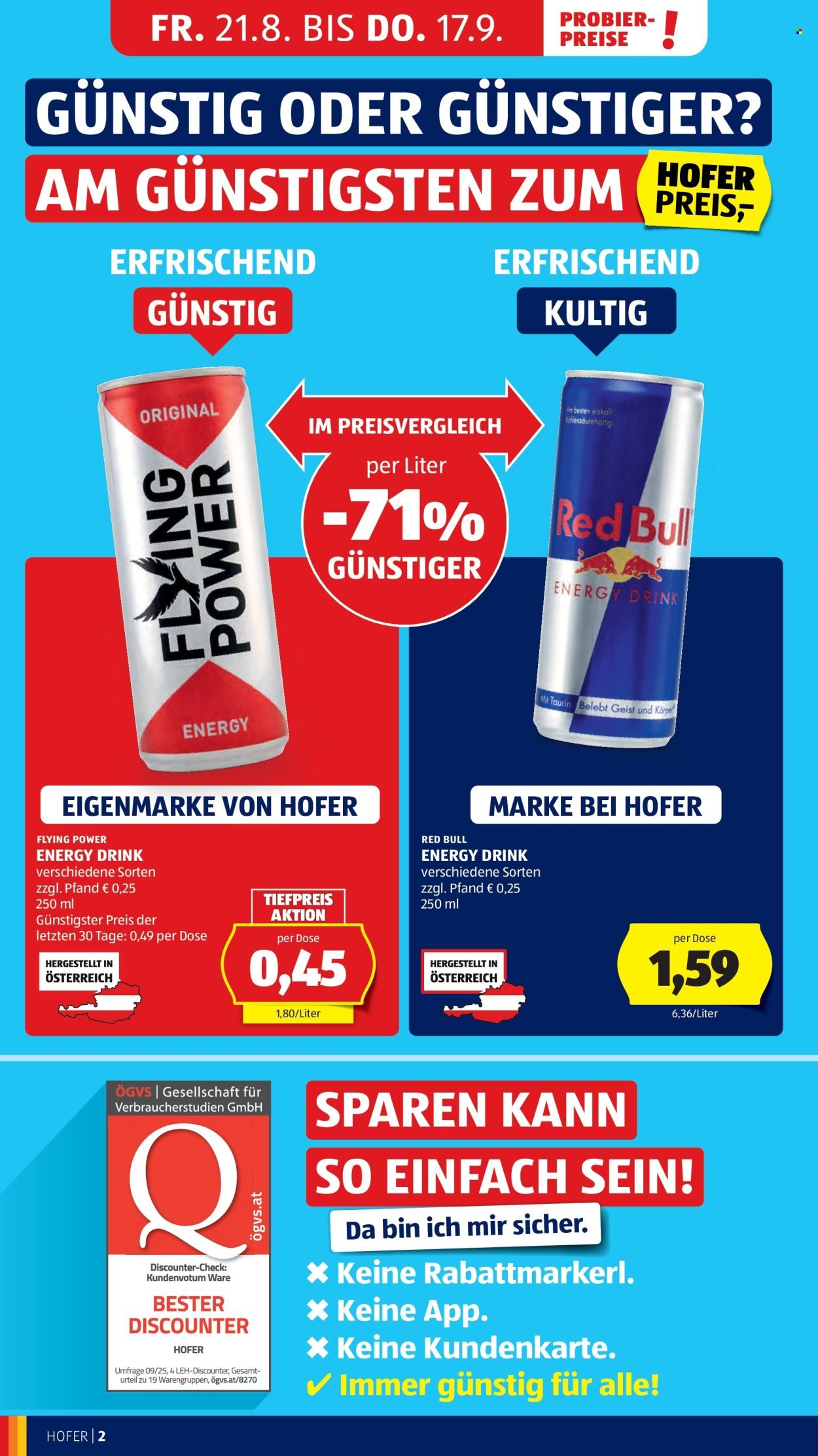 HOFER Flugblatt - Ab Freitag, 28.8.2026