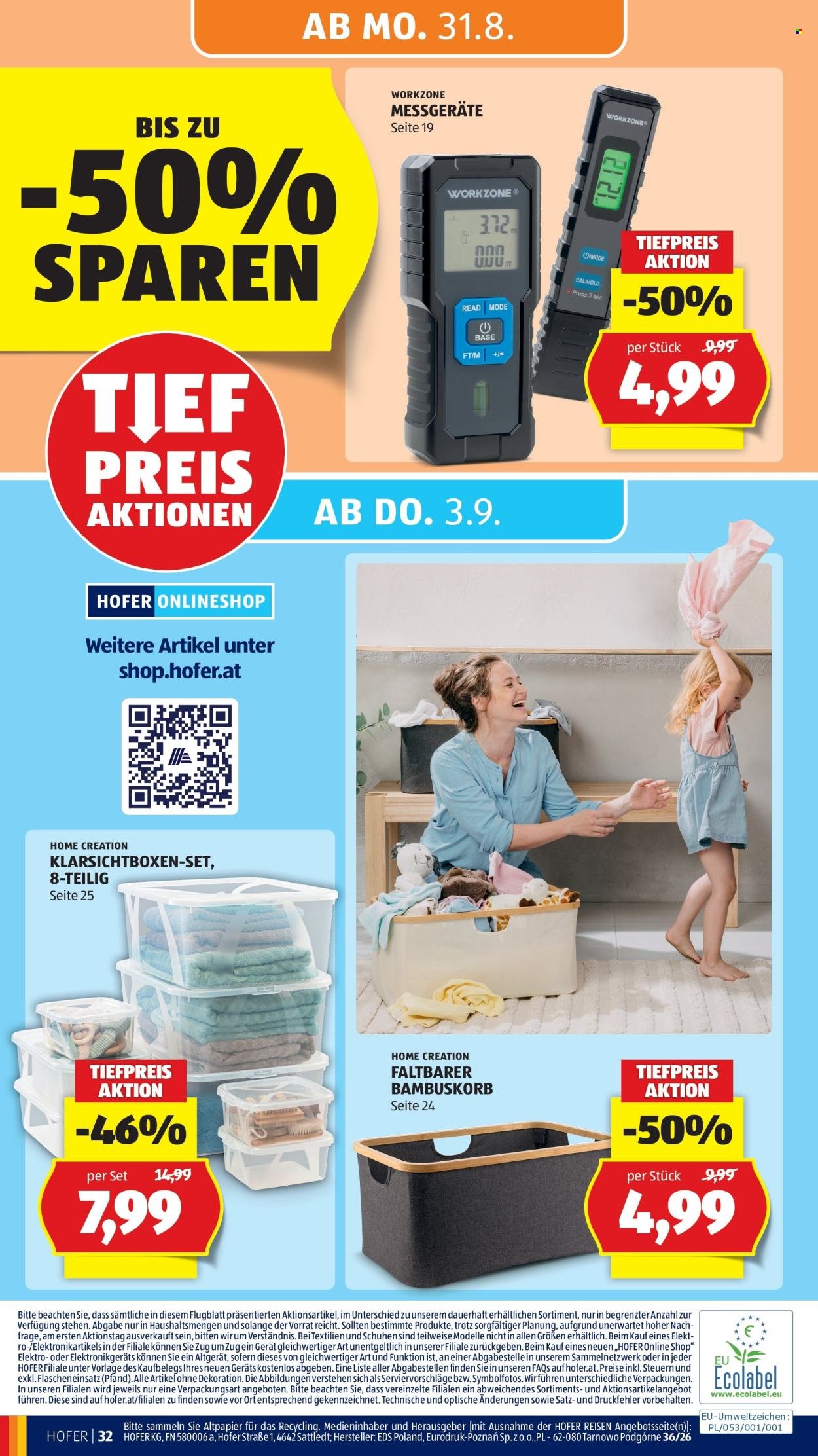 HOFER Flugblatt - Ab Freitag, 28.8.2026