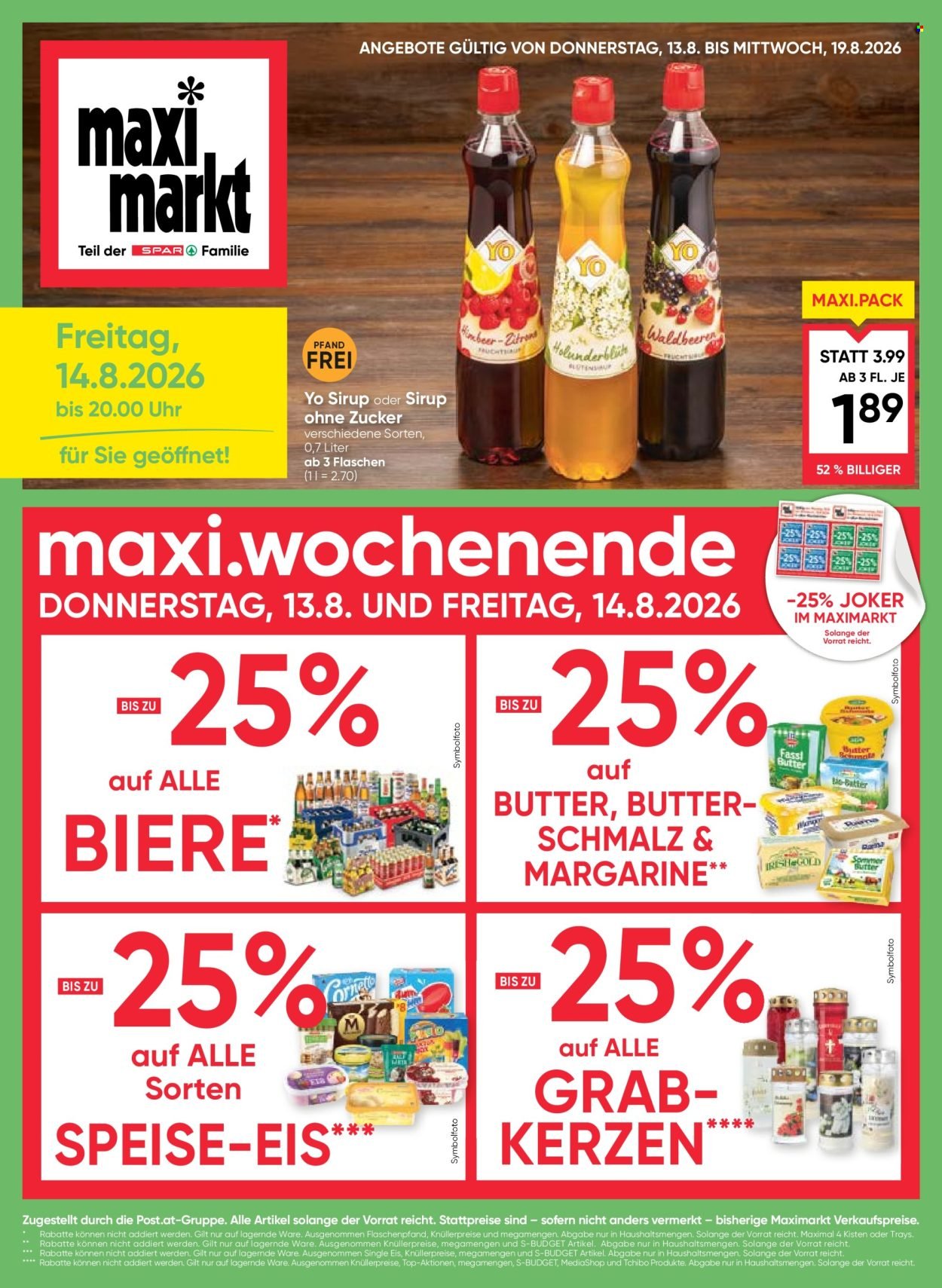 MAXIMARKT Flugblatt - Ab Donnerstag, 13.8.2026