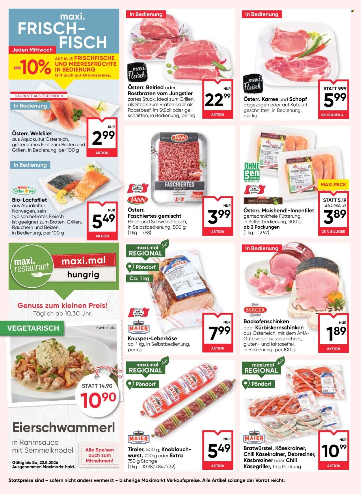 MAXIMARKT Flugblatt - Ab Donnerstag, 13.8.2026
