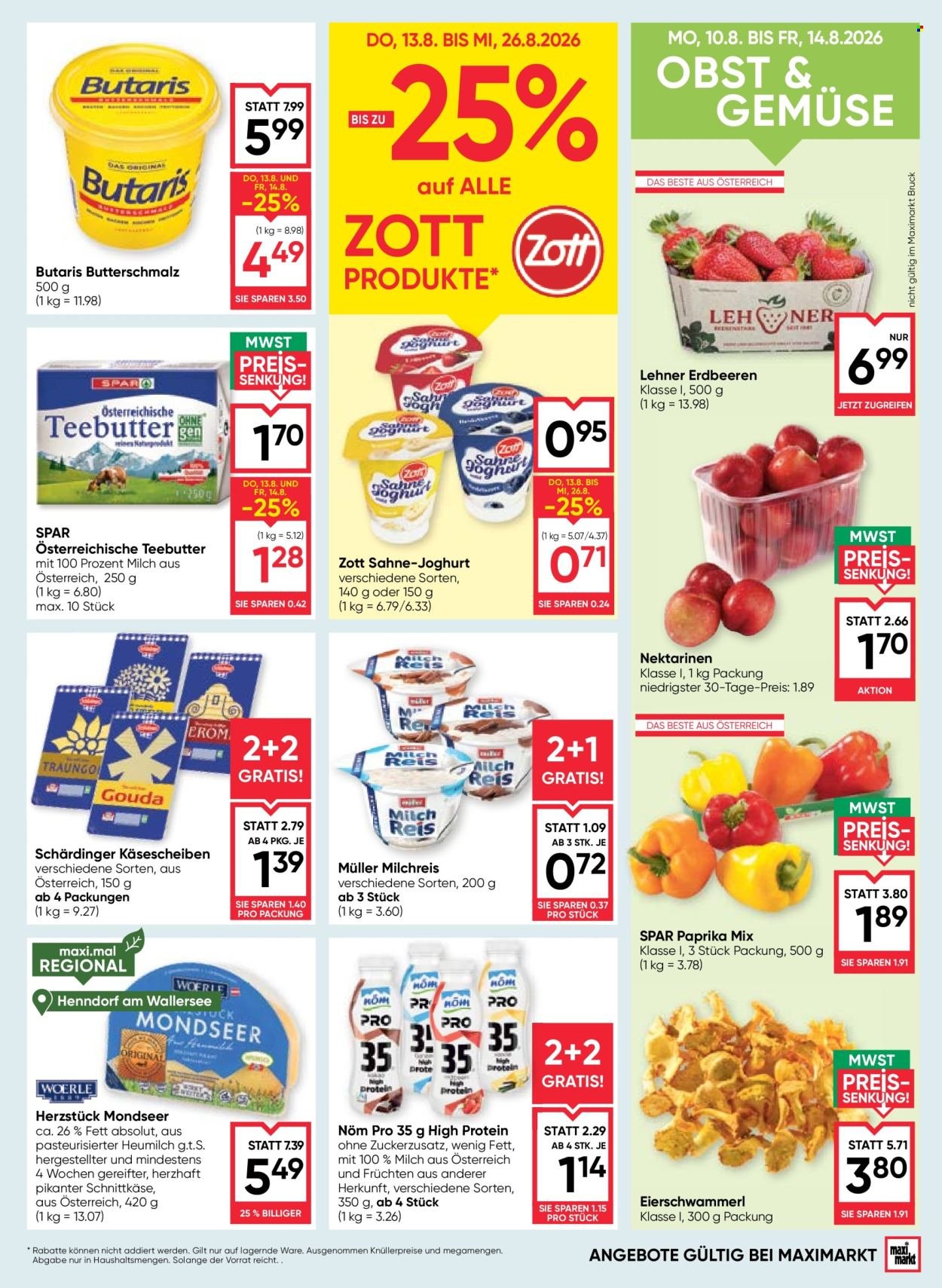 MAXIMARKT Flugblatt - Ab Donnerstag, 13.8.2026