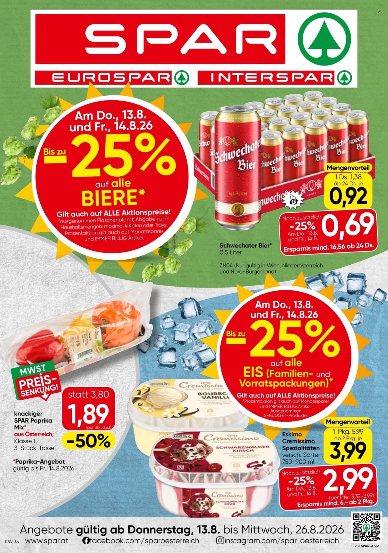 INTERSPAR Flugblatt - Ab Donnerstag, 13.8.2026