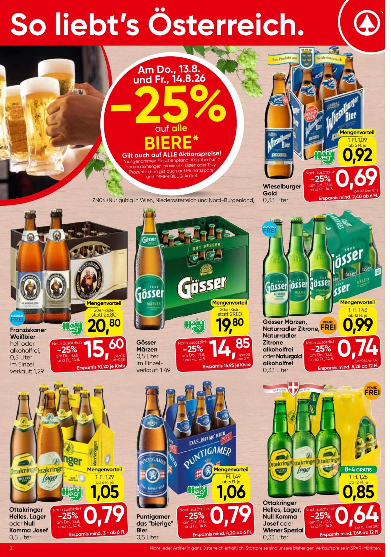 INTERSPAR Flugblatt - Ab Donnerstag, 13.8.2026