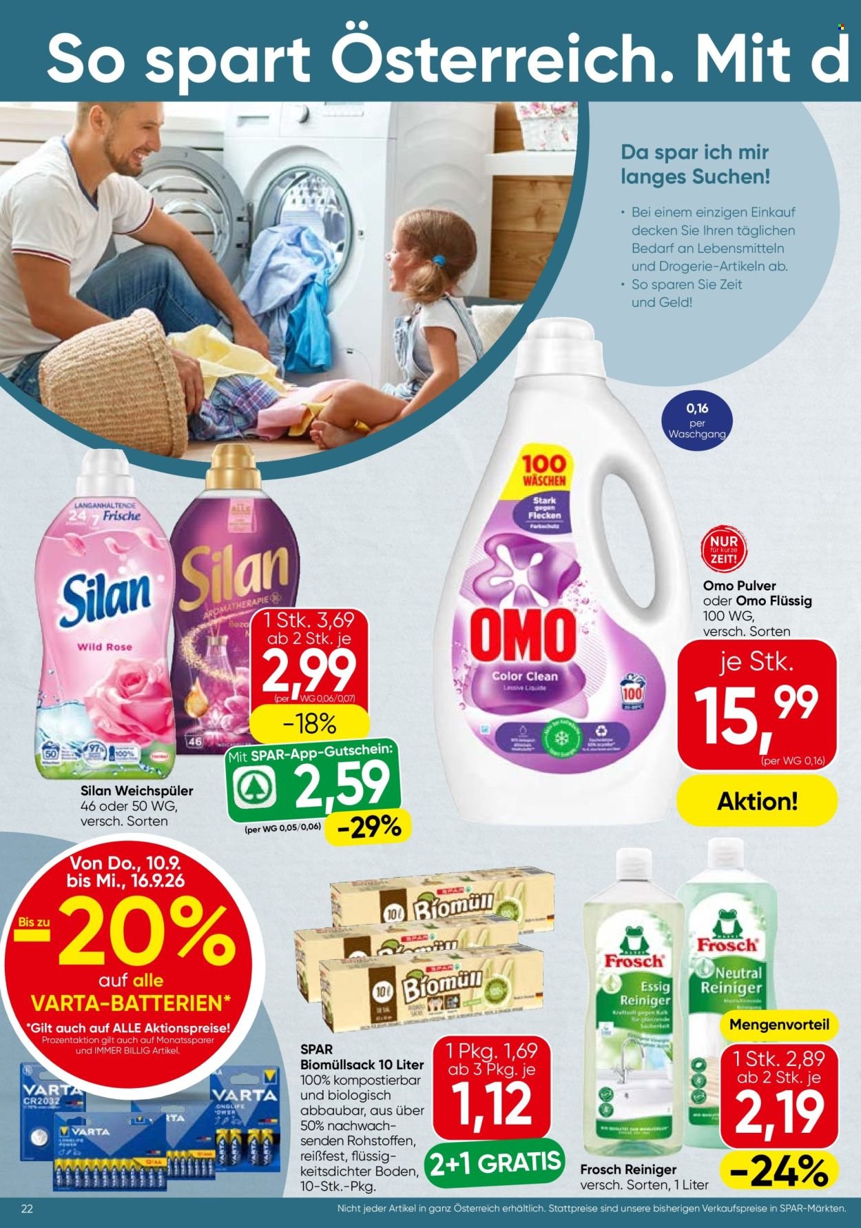SPAR Flugblatt - Ab Donnerstag, 10.9.2026