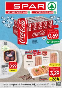 SPAR Flugblatt - Ab Donnerstag, 10.9.2026