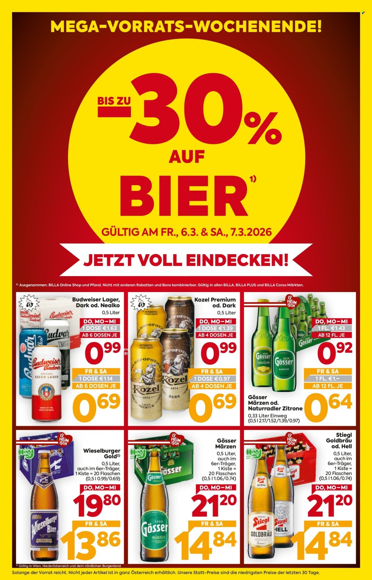 BILLA Flugblatt - Ab Donnerstag, 5.3.2026