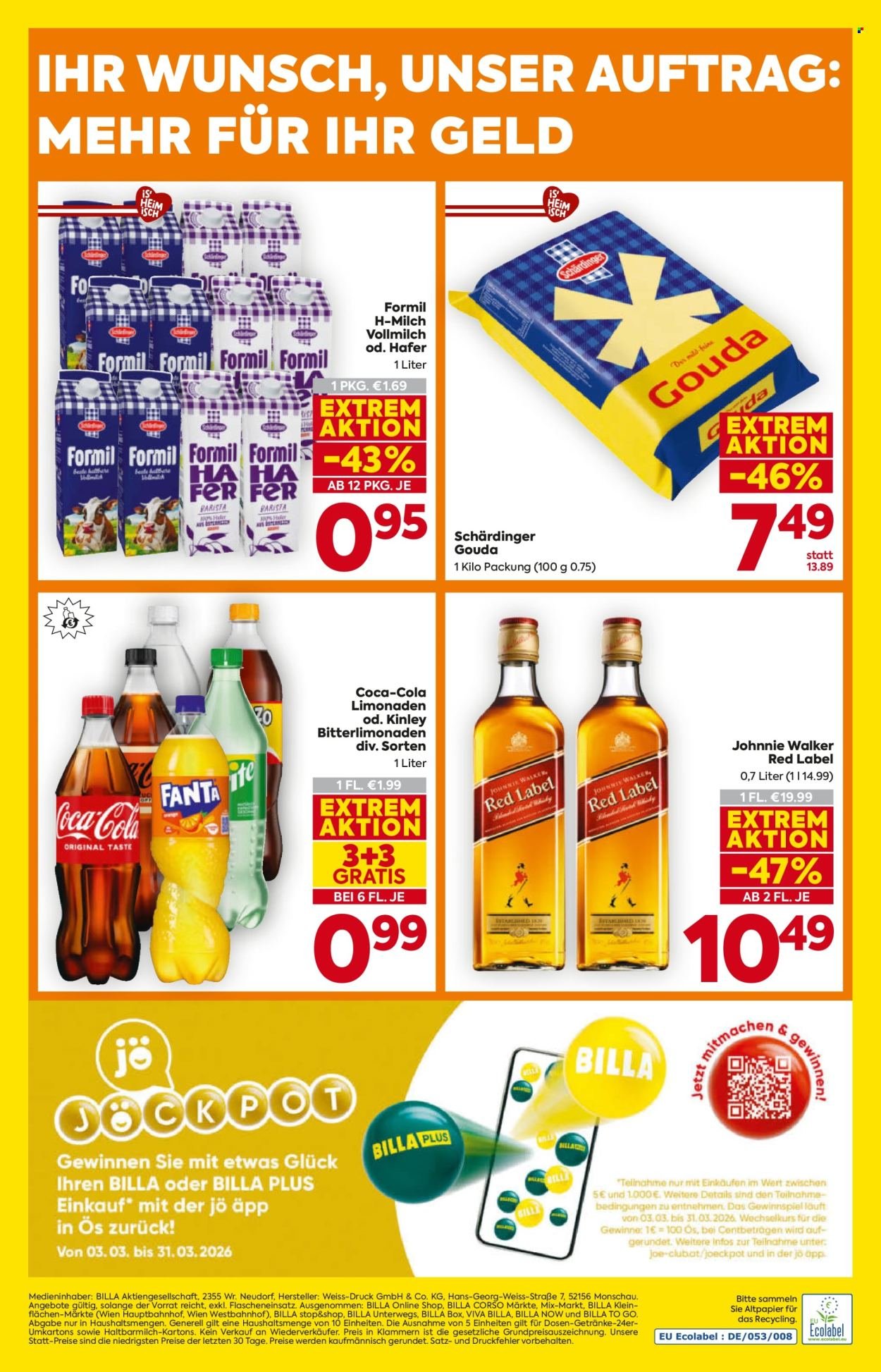 BILLA Flugblatt - Ab Donnerstag, 5.3.2026