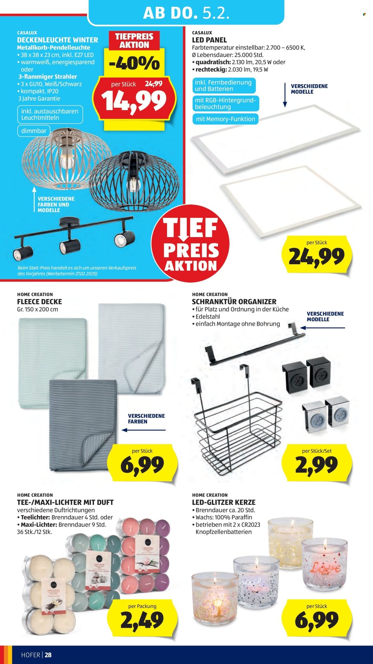 HOFER Flugblatt - Ab Freitag, 30.1.2026