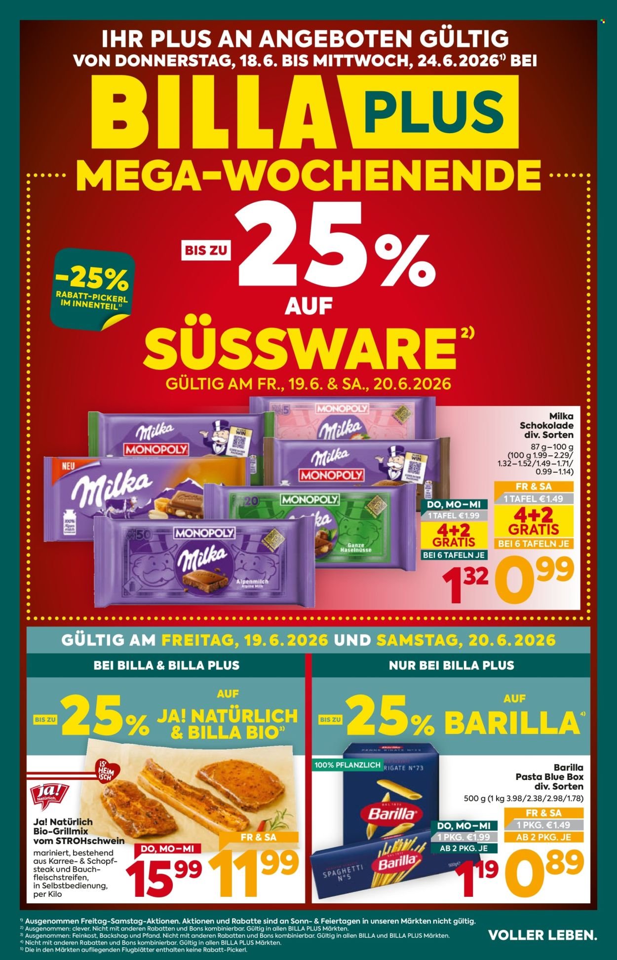 BILLA PLUS Flugblatt - Ab Donnerstag, 18.6.2026