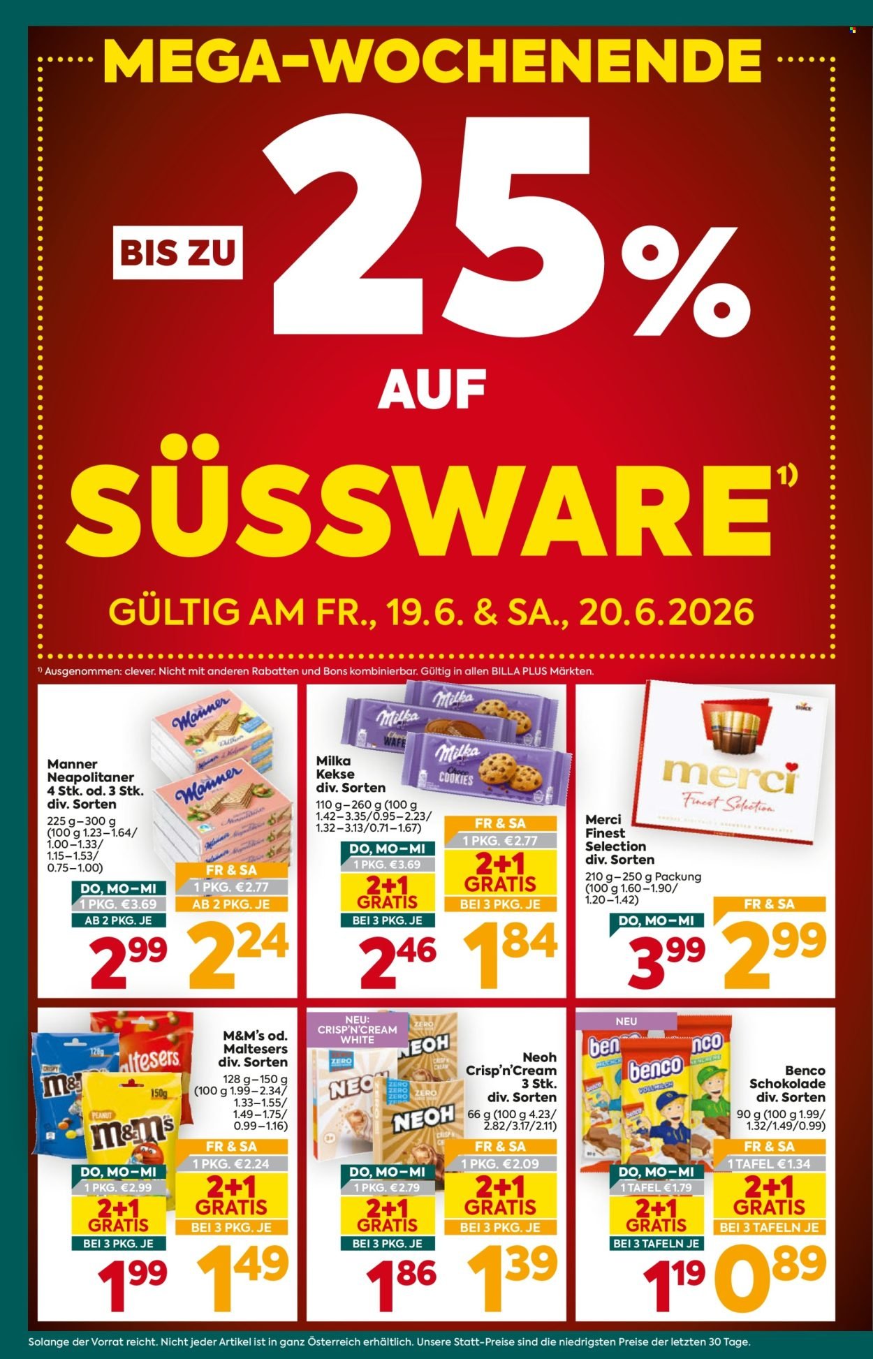 BILLA PLUS Flugblatt - Ab Donnerstag, 18.6.2026