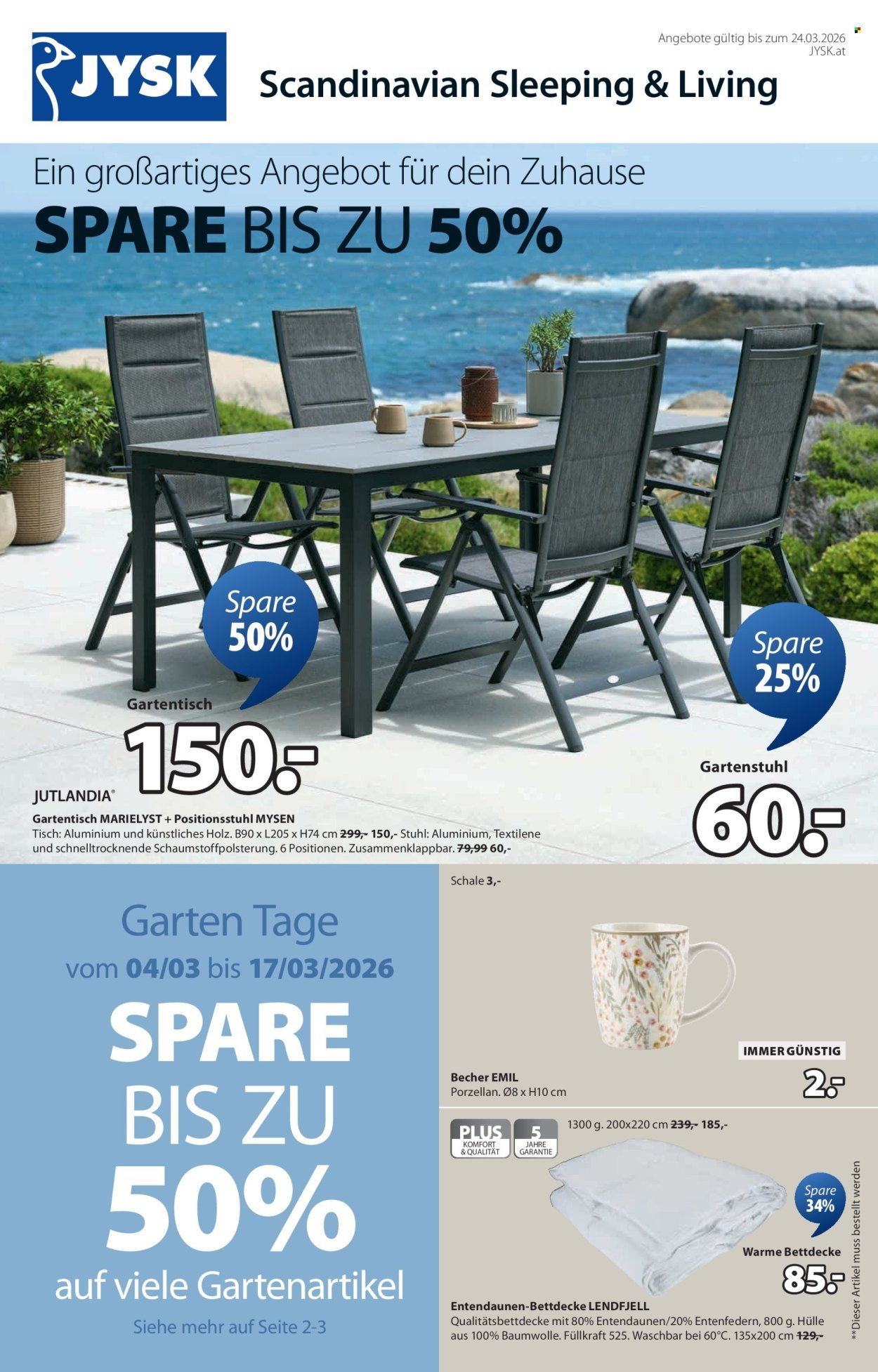JYSK Flugblatt - Großartige Angebote
