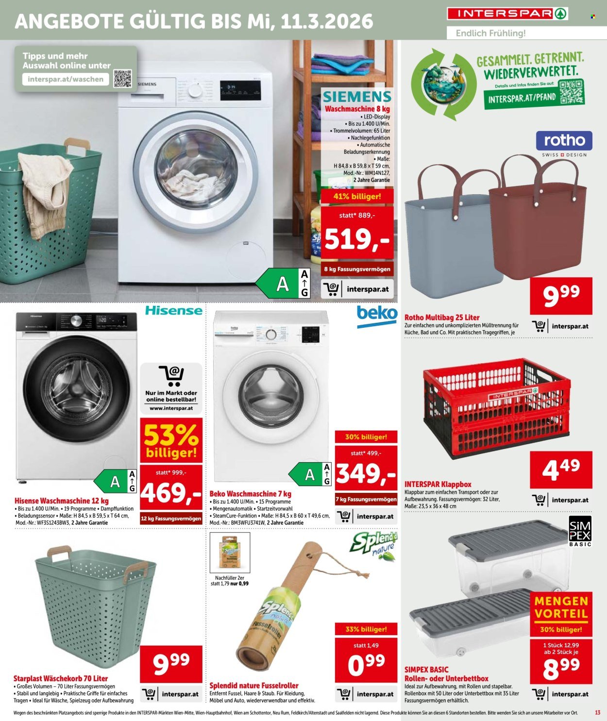 INTERSPAR Flugblatt - KW 8 - Wien