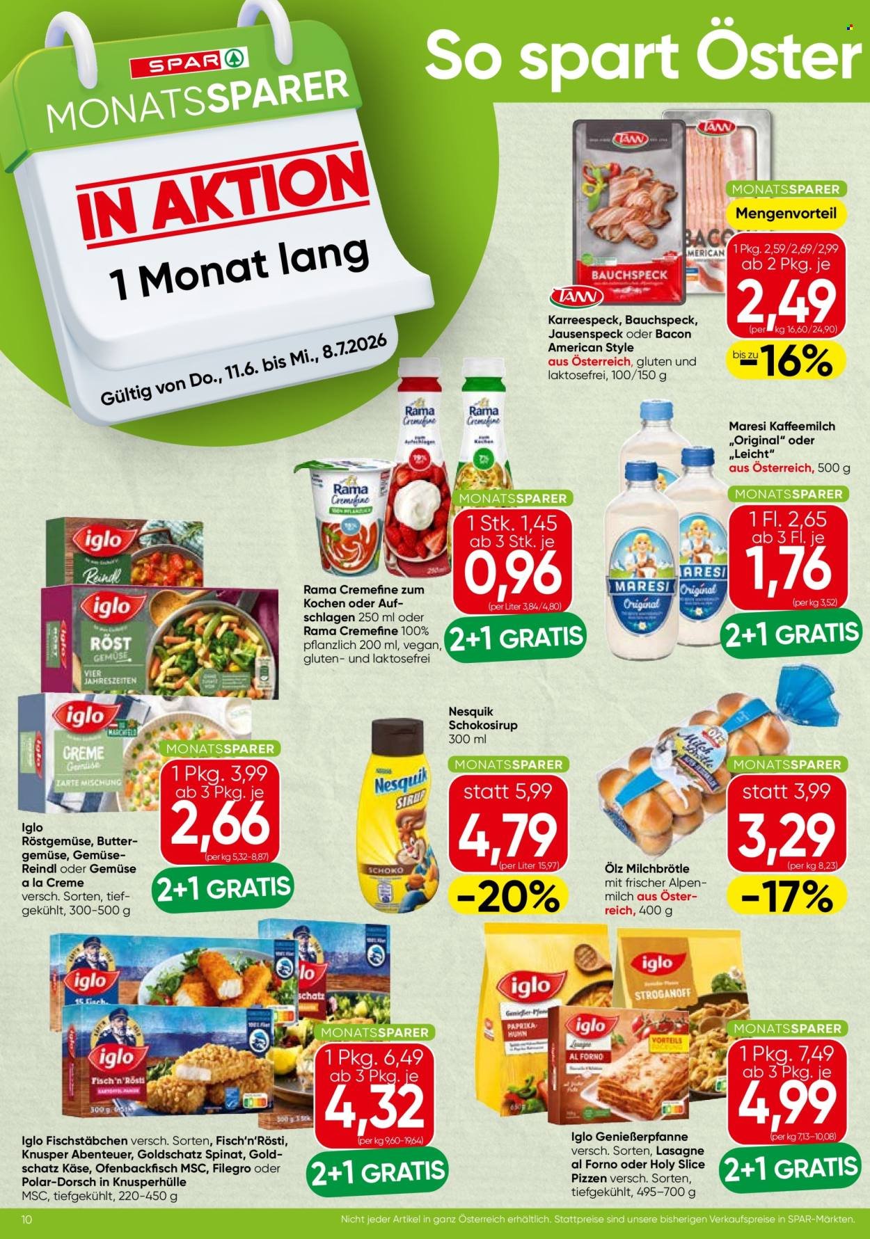 SPAR Flugblatt - Ab Donnerstag, 11.6.2026
