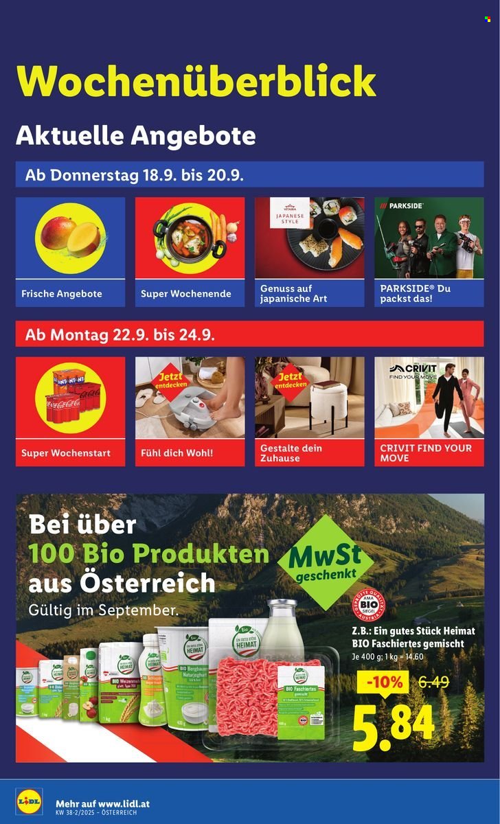 LIDL Flugblatt - Ab Donnerstag, 18.9.2025 (2025-09-18 - 2025-09-24)