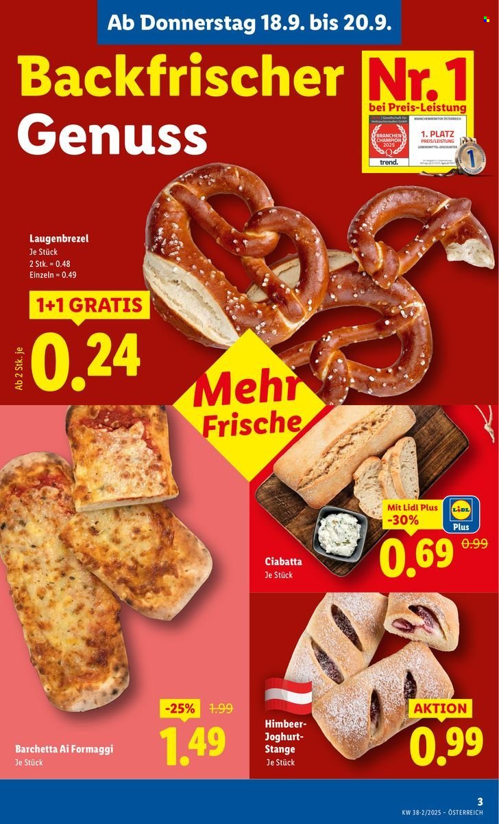 LIDL Flugblatt - Ab Donnerstag, 18.9.2025 (2025-09-18 - 2025-09-24)