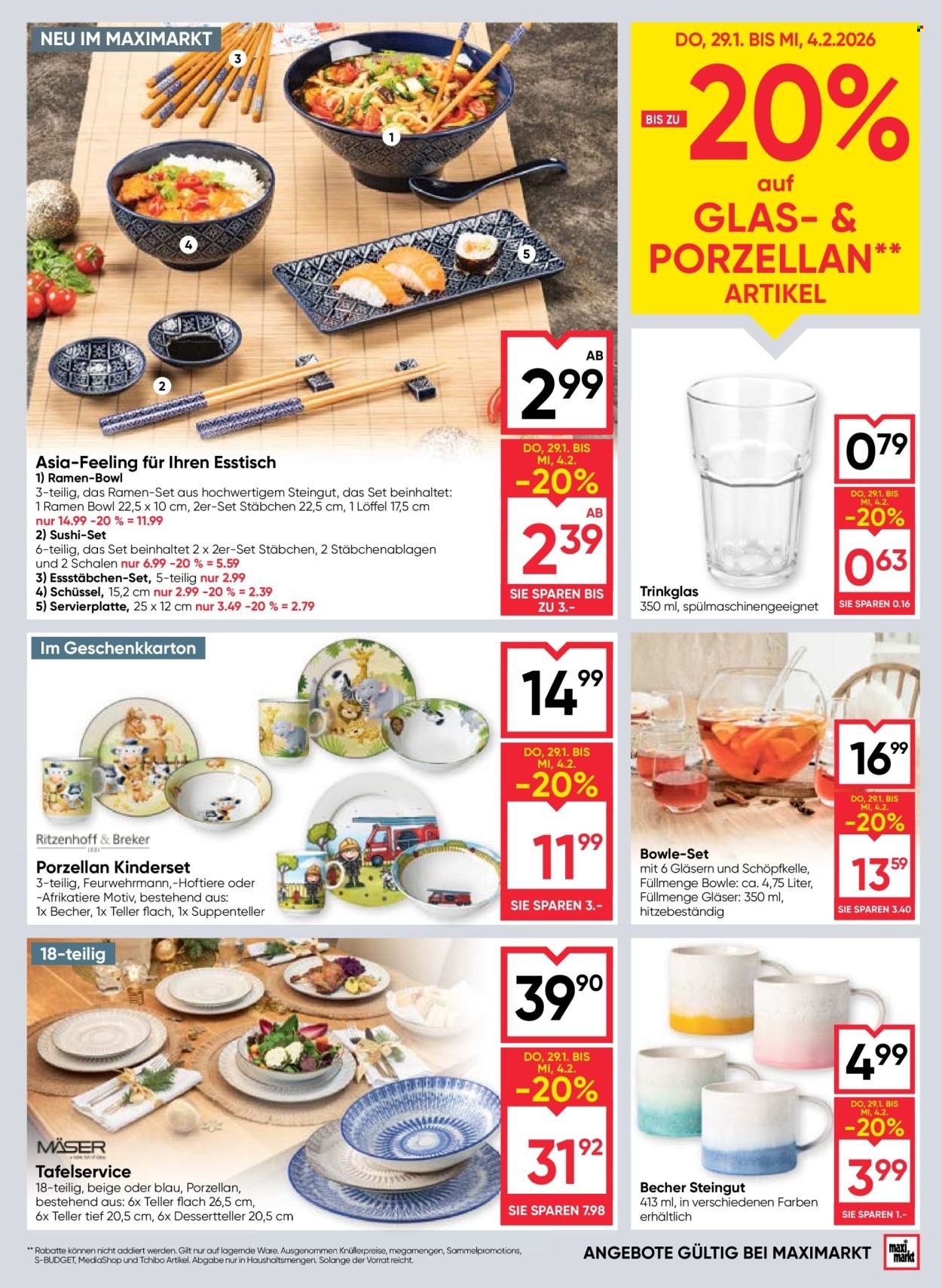 MAXIMARKT Flugblatt - Ab Donnerstag, 29.1.2026