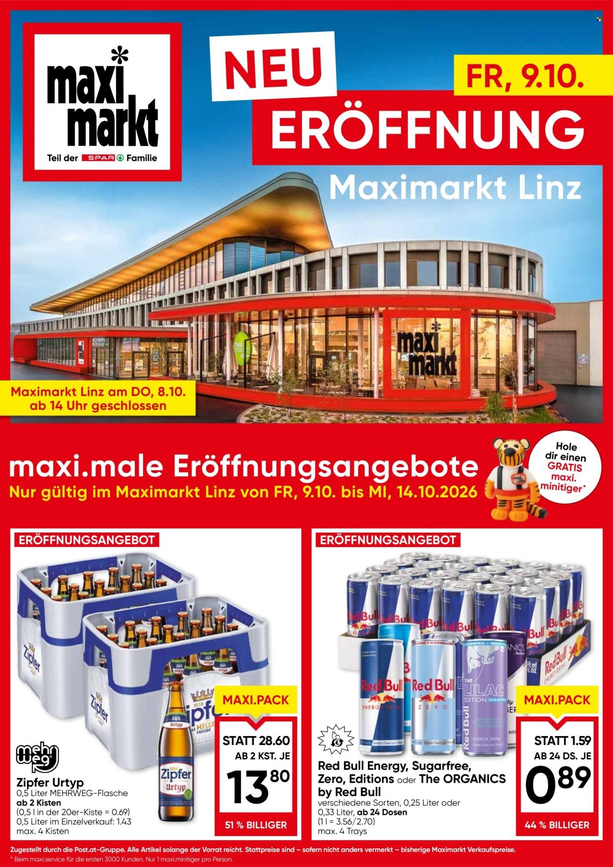 MAXIMARKT Flugblatt - Ab Freitag, 9.10.2026