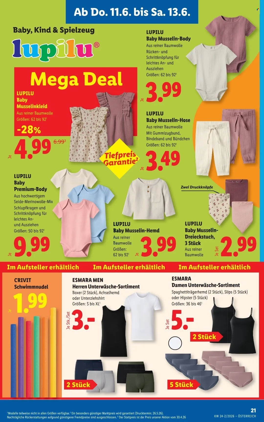 LIDL Flugblatt - Ab Donnerstag, 11.6.2026