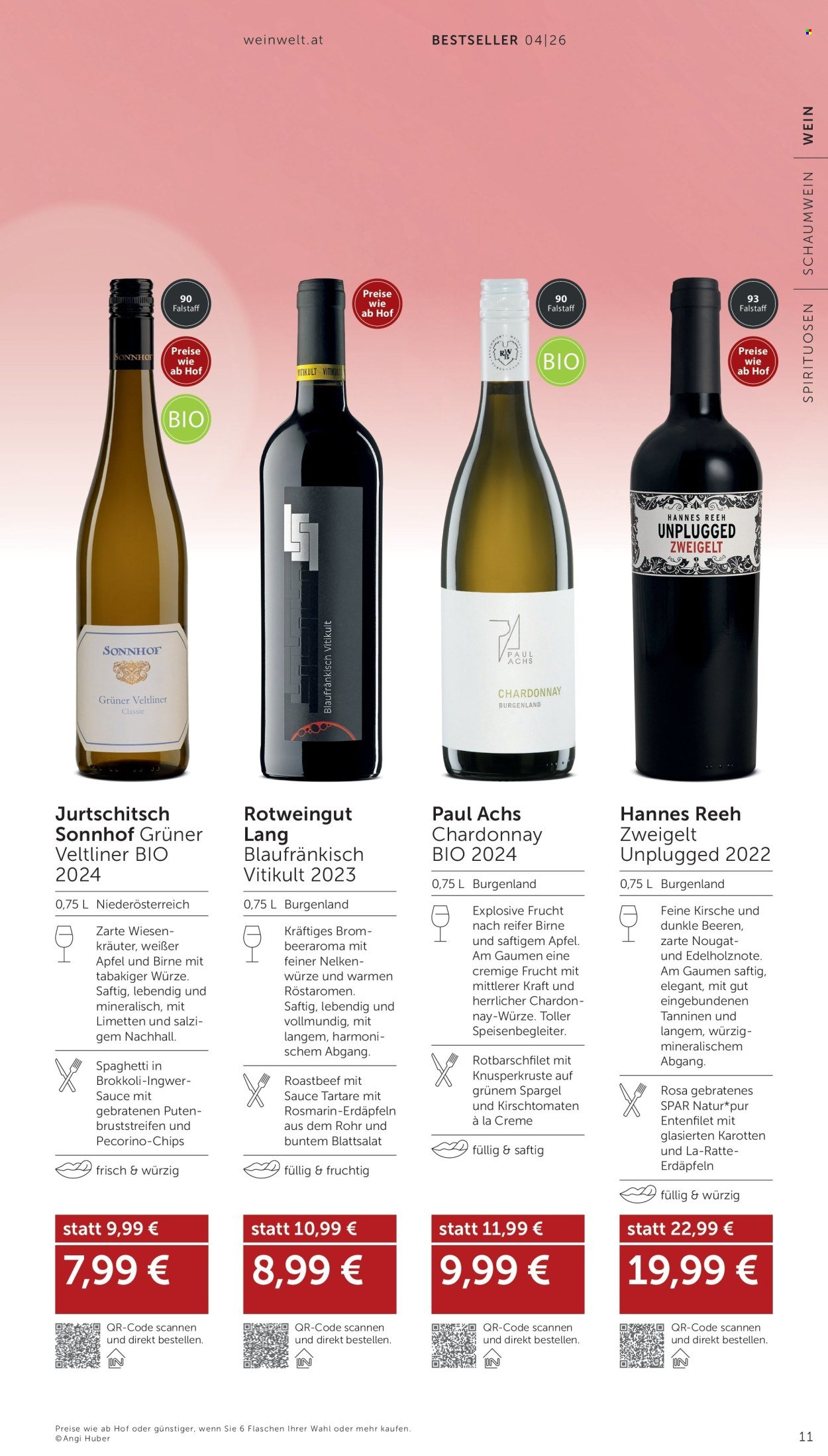 INTERSPAR Flugblatt - Weinwelt Bestseller 04 2026